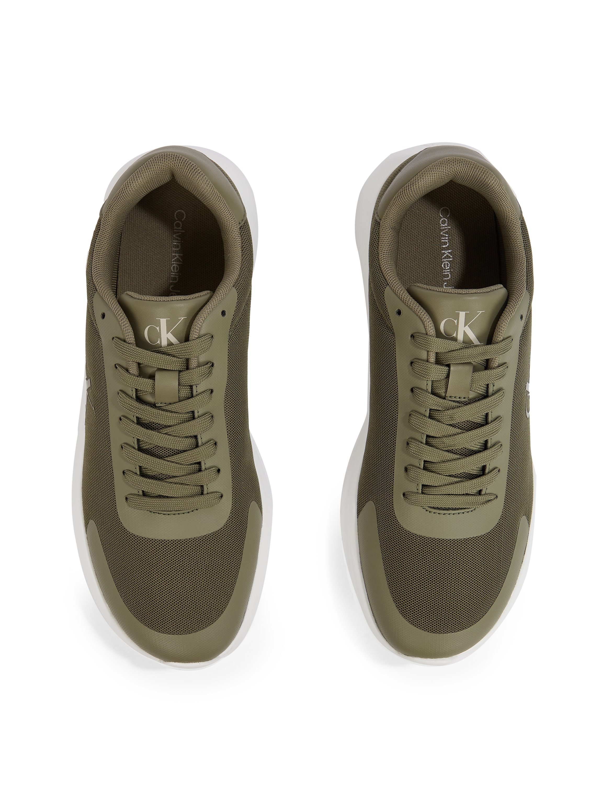 Calvin Klein Jeans Sneaker »3 EVA RUNNER MESH«, Freizeitschuh, Halbschuh, Schnürschuh mit Kontrastbesatz
