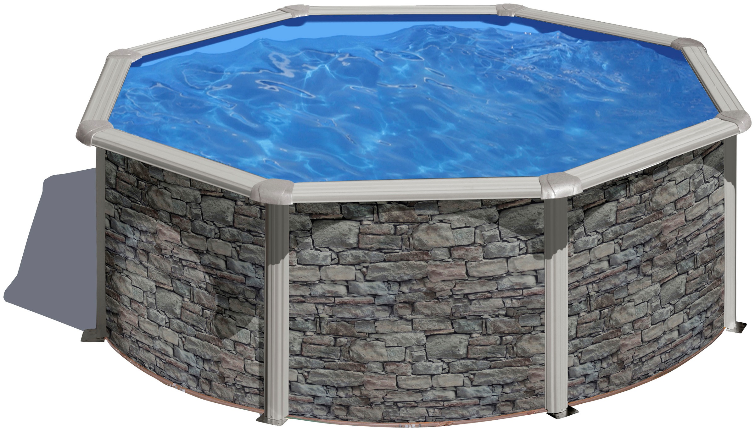 my POOL BWT Rundpool »ØxH: 300x120 cm«, (Spar-Set, 6 tlg.), mit Solardusche