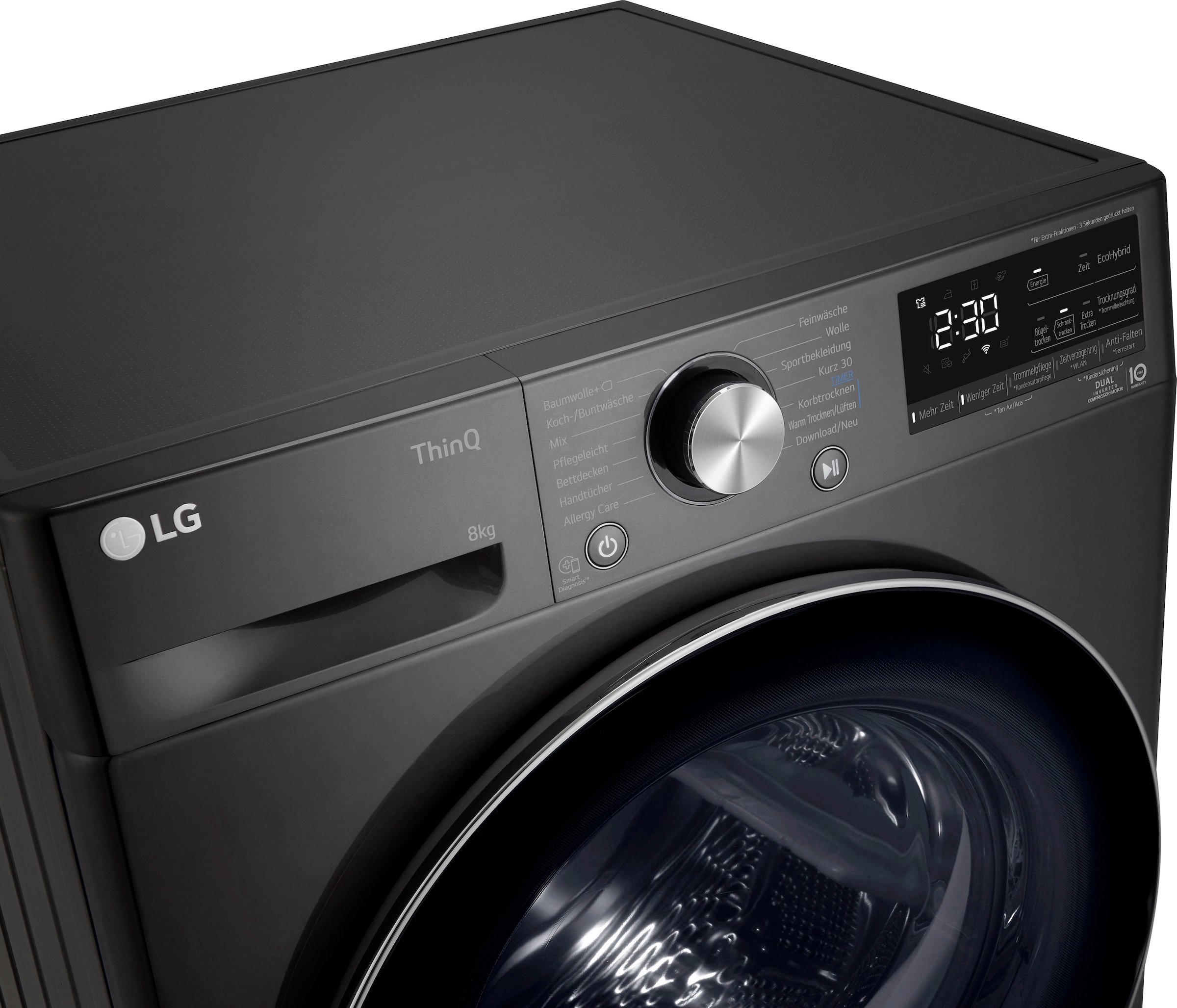 LG Wärmepumpentrockner »RT80V9B«, Vivace, 8 kg