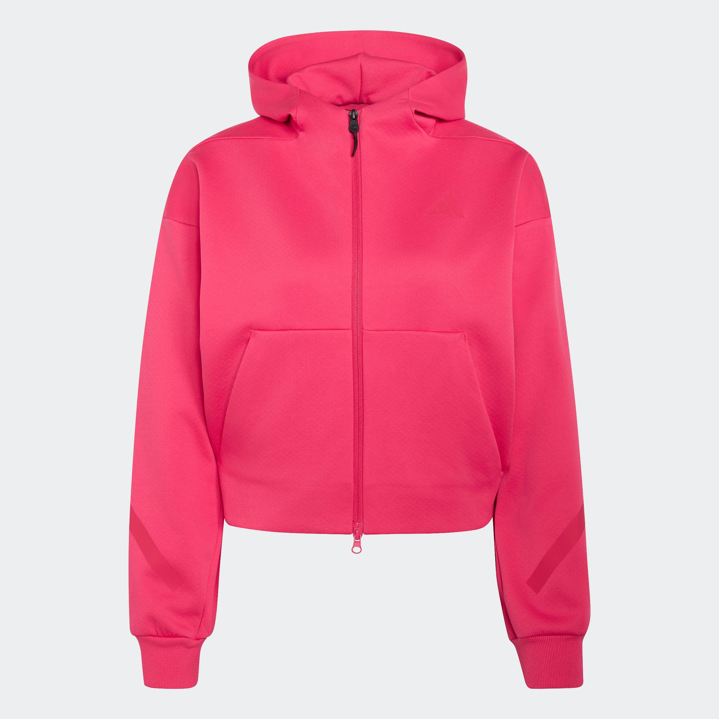 adidas Sportswear Kapuzensweatshirt »ADIDAS Z.N.E. CROPPED FULL ZIP«, mit Rundhalsausschnitt, ohne Verschluss, in normaler Länge
