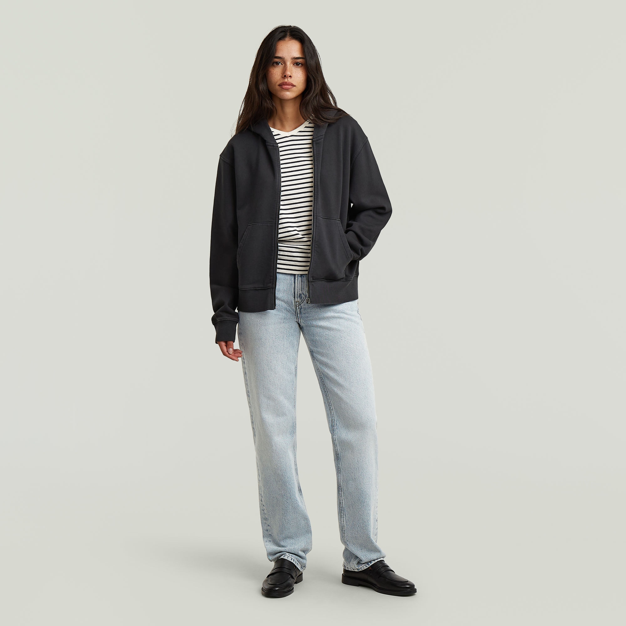G-STAR Kapuzensweatjacke »Unit Relaxed Hooded Zip Thru wmn« in bequemer Passform