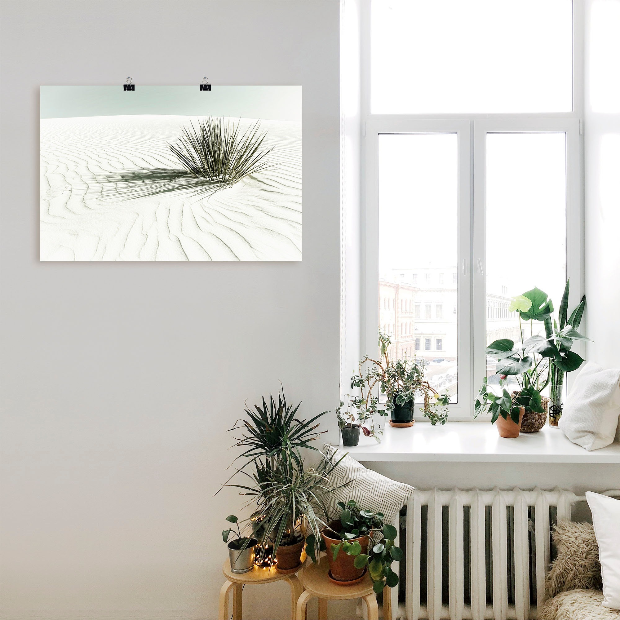 Artland Wandbild »Dünen, weißer Sand Vintage« Strandbilder 1 Stk. tlg. als Leinwandbild, Poster in verschied. Größen