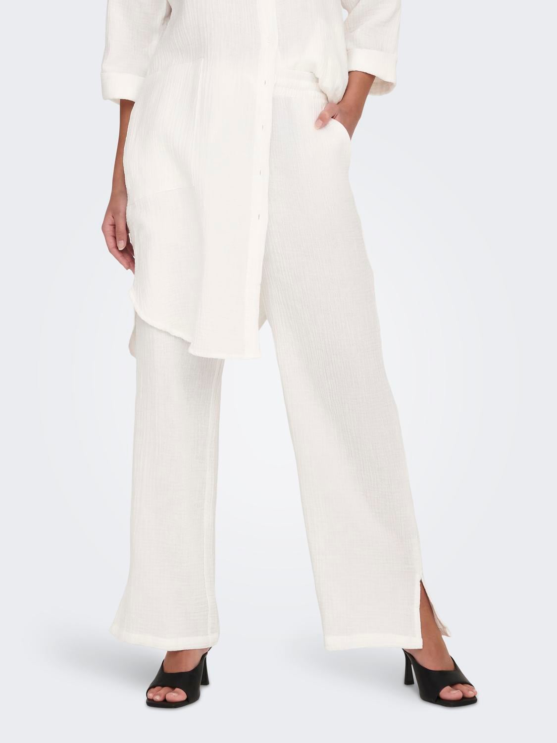 Schlupfhose »JDYTHEIS LIFE WIDE SLIT PANT WVN NOOS«