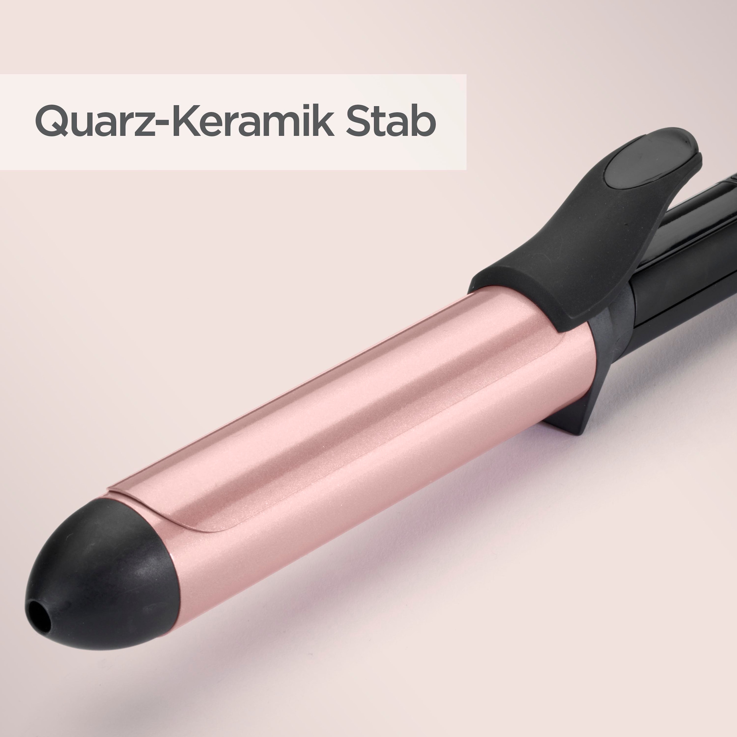 BaByliss Lockenstab »32mm Lockenstab mit Klammer für große Locken/Wellen, C452E« Quarz-Keramikbeschichtung, 6 Temperaturstufen, für alle Haartypen