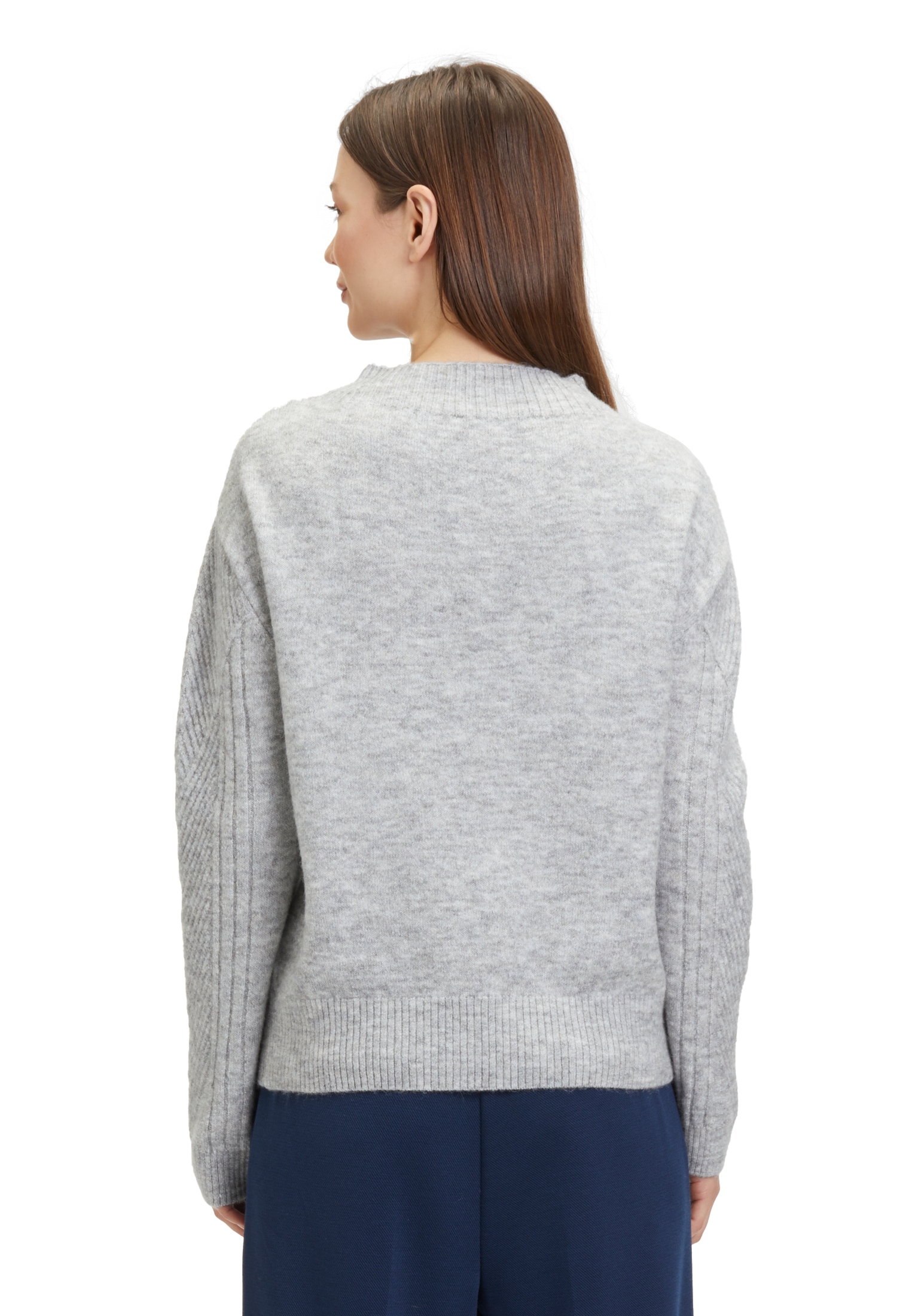 Betty&Co Strickpullover »Strickpullover mit Perlen«