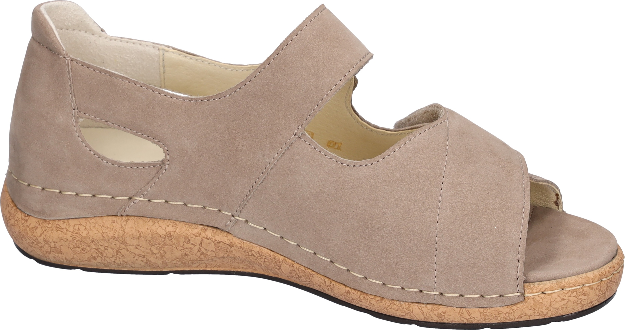 Waldläufer Sandale »K-Heliett«  , Sommerschuh, Sandalette, Keilabsatz, in Komfortweite K (= extraweit)