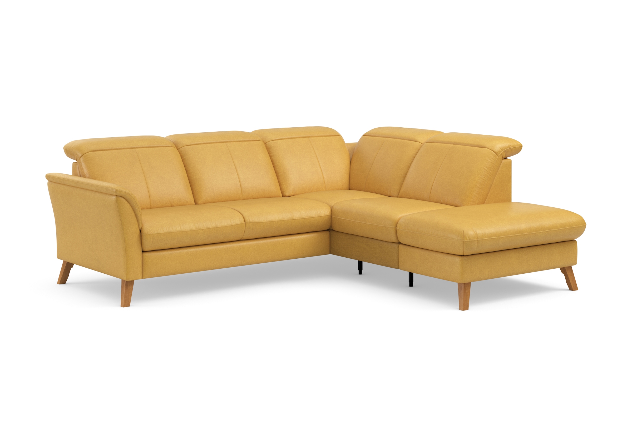sit&more Ecksofa »Romero L-Form«, wahlweise mit oder ohne TV-Funktion, Bettfunktion, Bettkasten