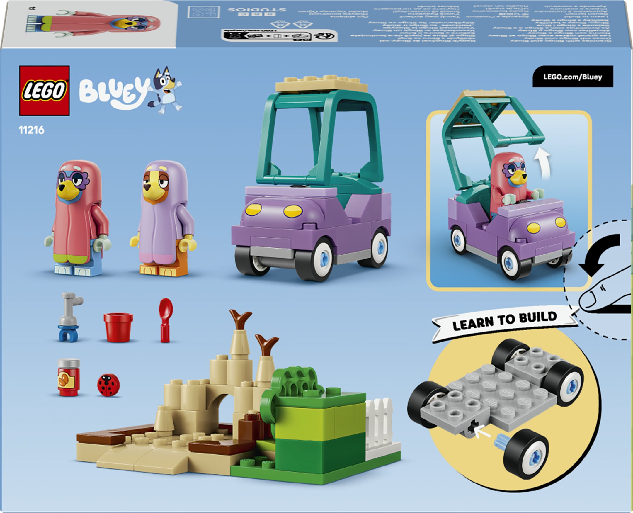 LEGO® Konstruktionsspielsteine »Omas mit Bingo und Bluey (11216), LEGO Bluey« Made in Europe