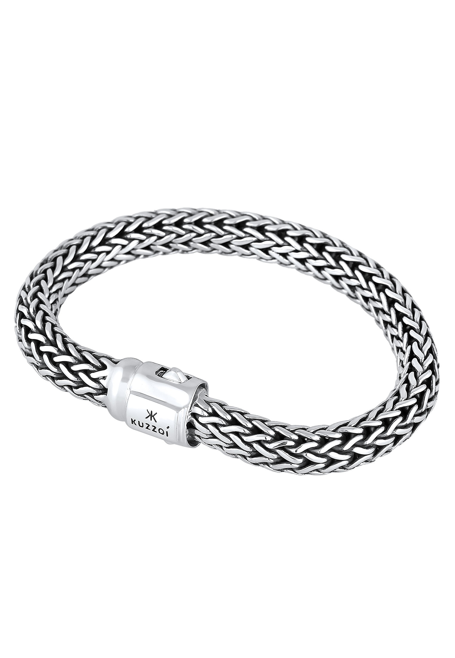 Kuzzoi Armkette »Armband Gliederarmband Basic Cool unisex 925 Silber«