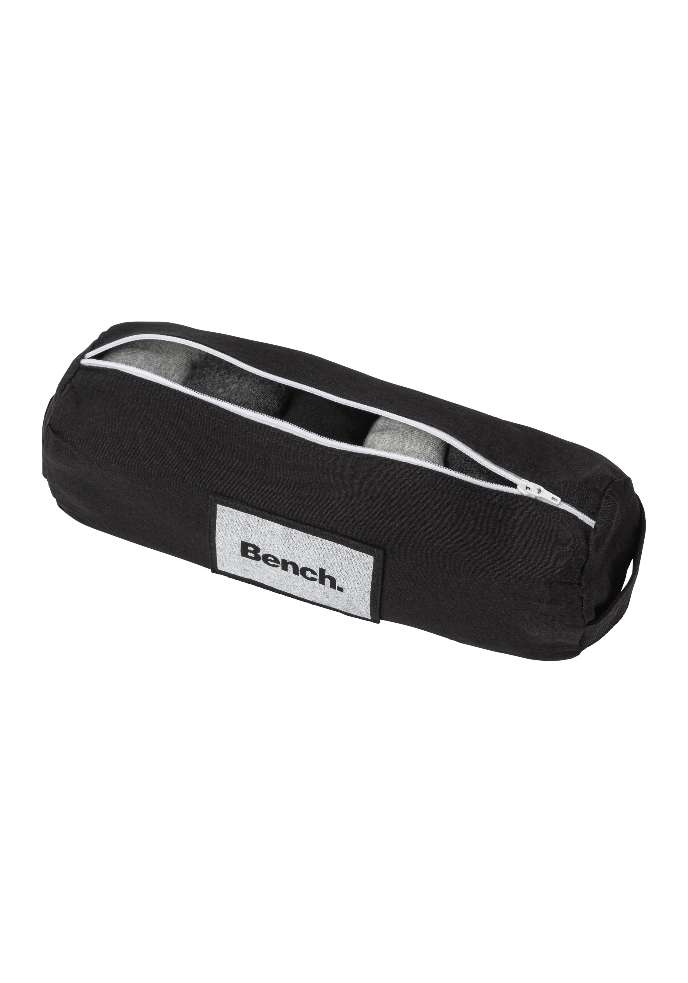 Bench. Kurzsocken, (Federtasche, 7 Paar), in ansprechendem Mäppchen mit Reißverschluss