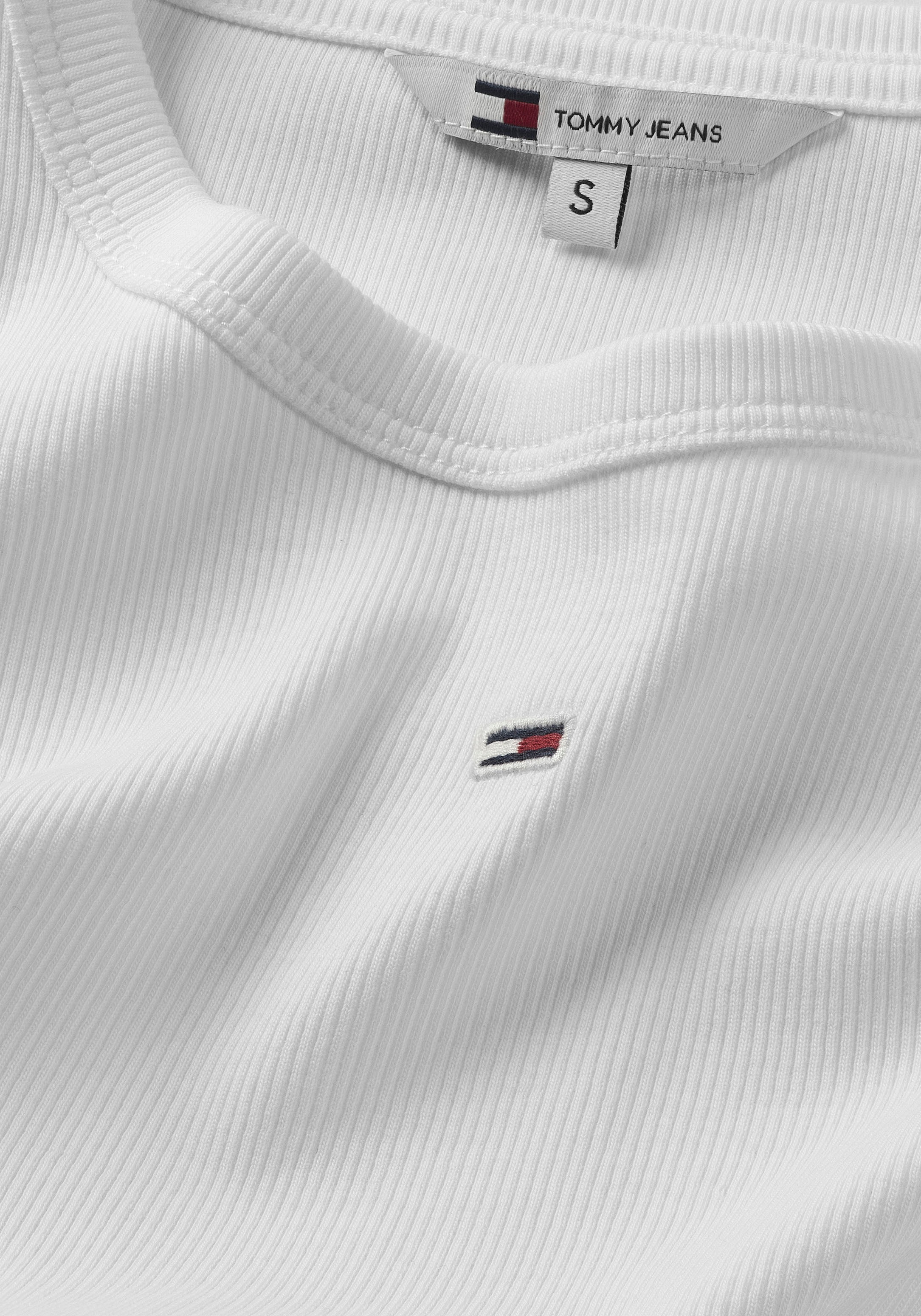 Tommy Jeans T-Shirt »TJW SLIM ESSENTIAL RIB SS«, mit gerippter Struktur