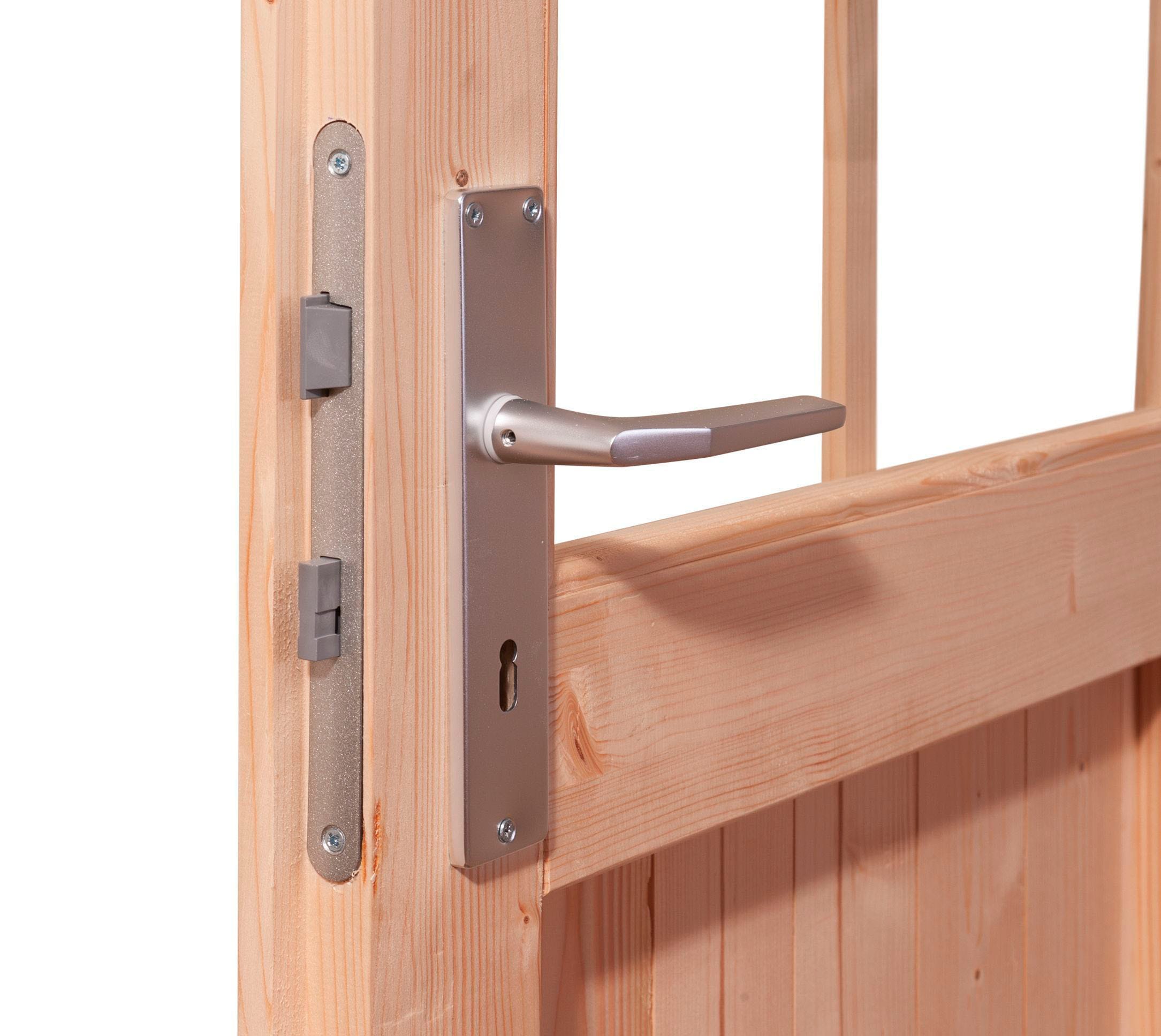 Karibu Gartenhaus »Geißberg« naturbelassen oder terragrau