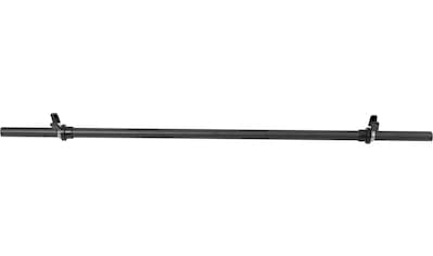 Langhantelstange, Stahl, 130 cm, (mit Federklemmen)