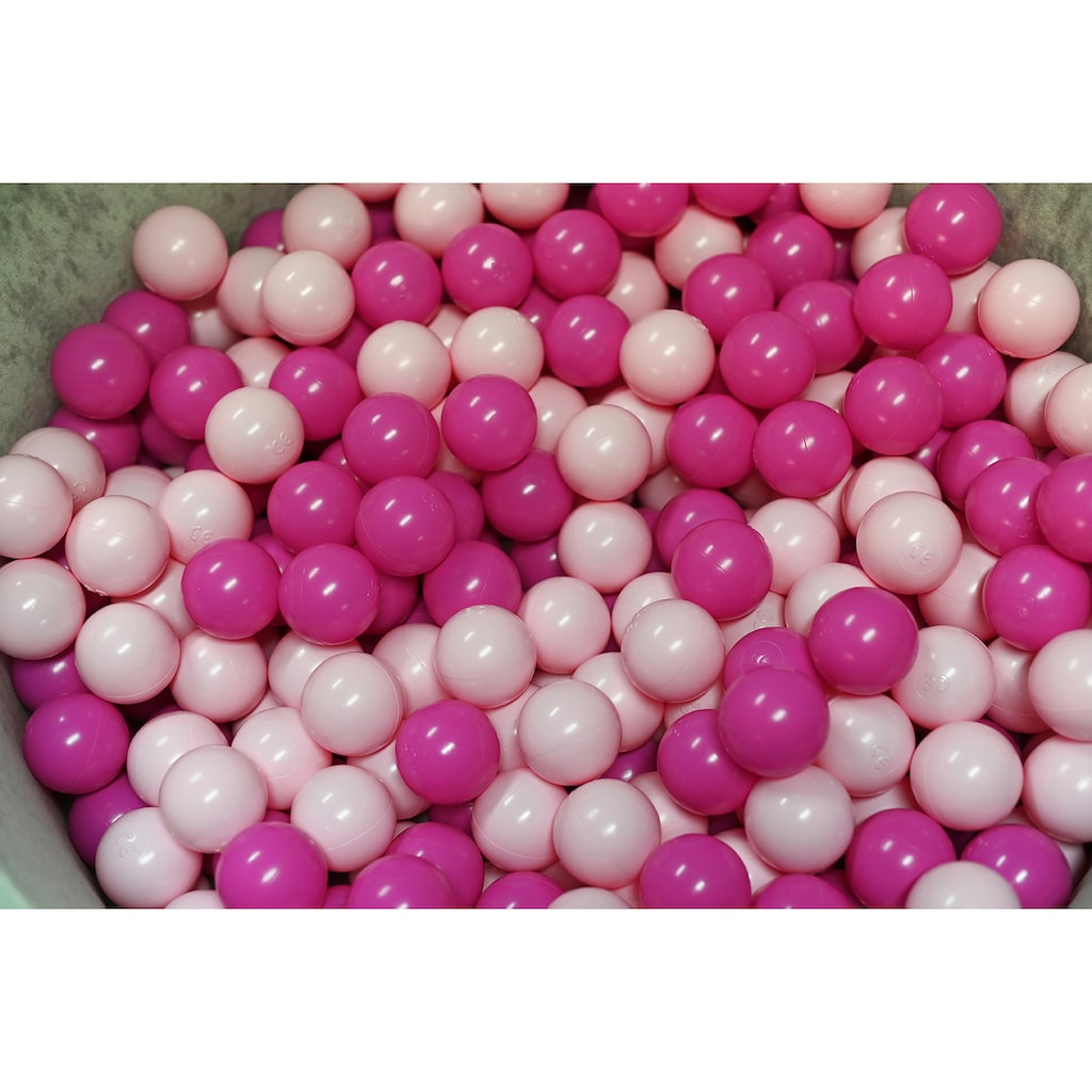 Knorrtoys® Bällebad »Soft, Grey«, mit 300 Bällen soft pink; Made in Europe