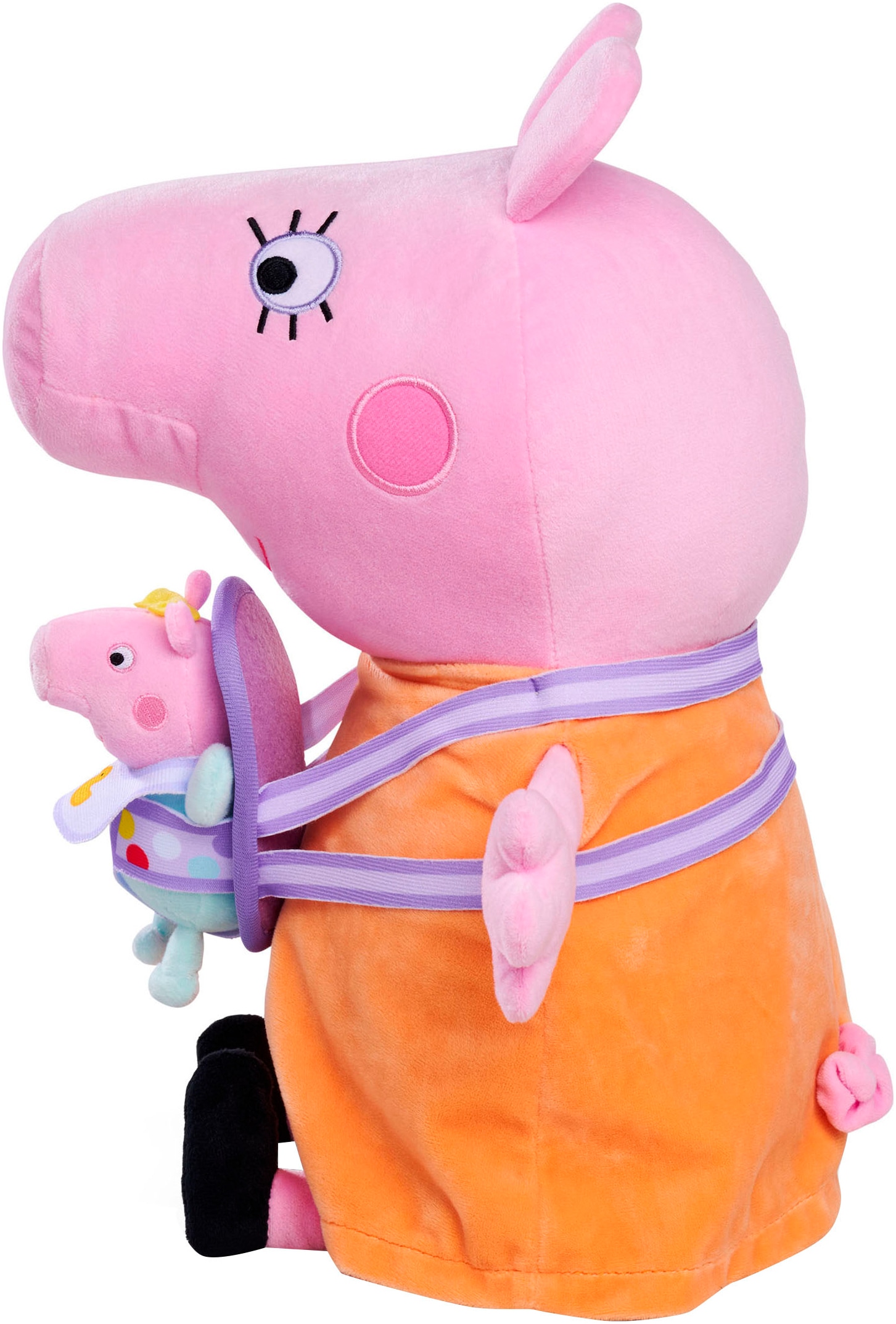 SIMBA Plüschfigur »Peppa Pig - Mama Wutz mit Evie, 33 cm«