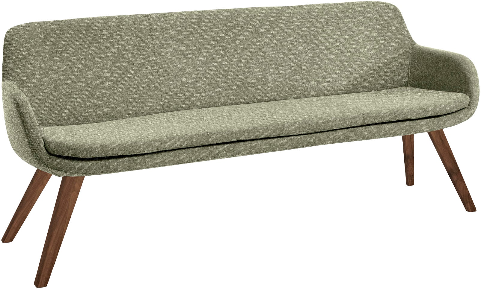 Musterring Essbank »Tavia« Stativgestell Wildnussbaum massiv geölt, Breite 180, 200 oder 220 cm