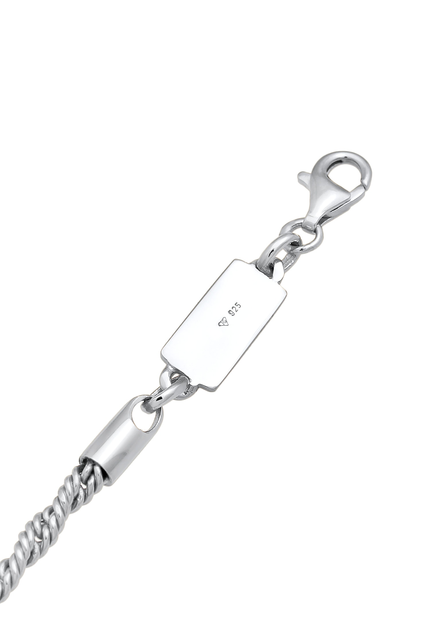 Kuzzoi Silberkette »Halskette Herren Basic Kordelkette Gedreht 925 Silber«