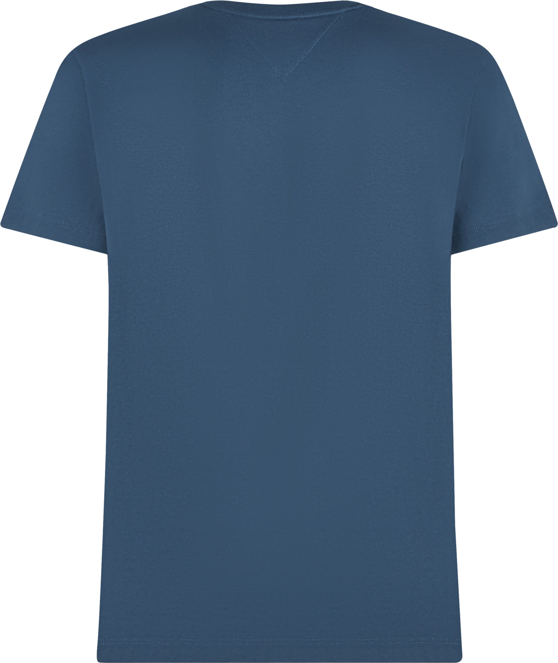 Tommy Hilfiger T-Shirt »ESSENTIAL REG FIT SOLID TEE mit Stickerei und Rundhals«, unifarben, casual, regular fit, Baumwolle, Rundhals