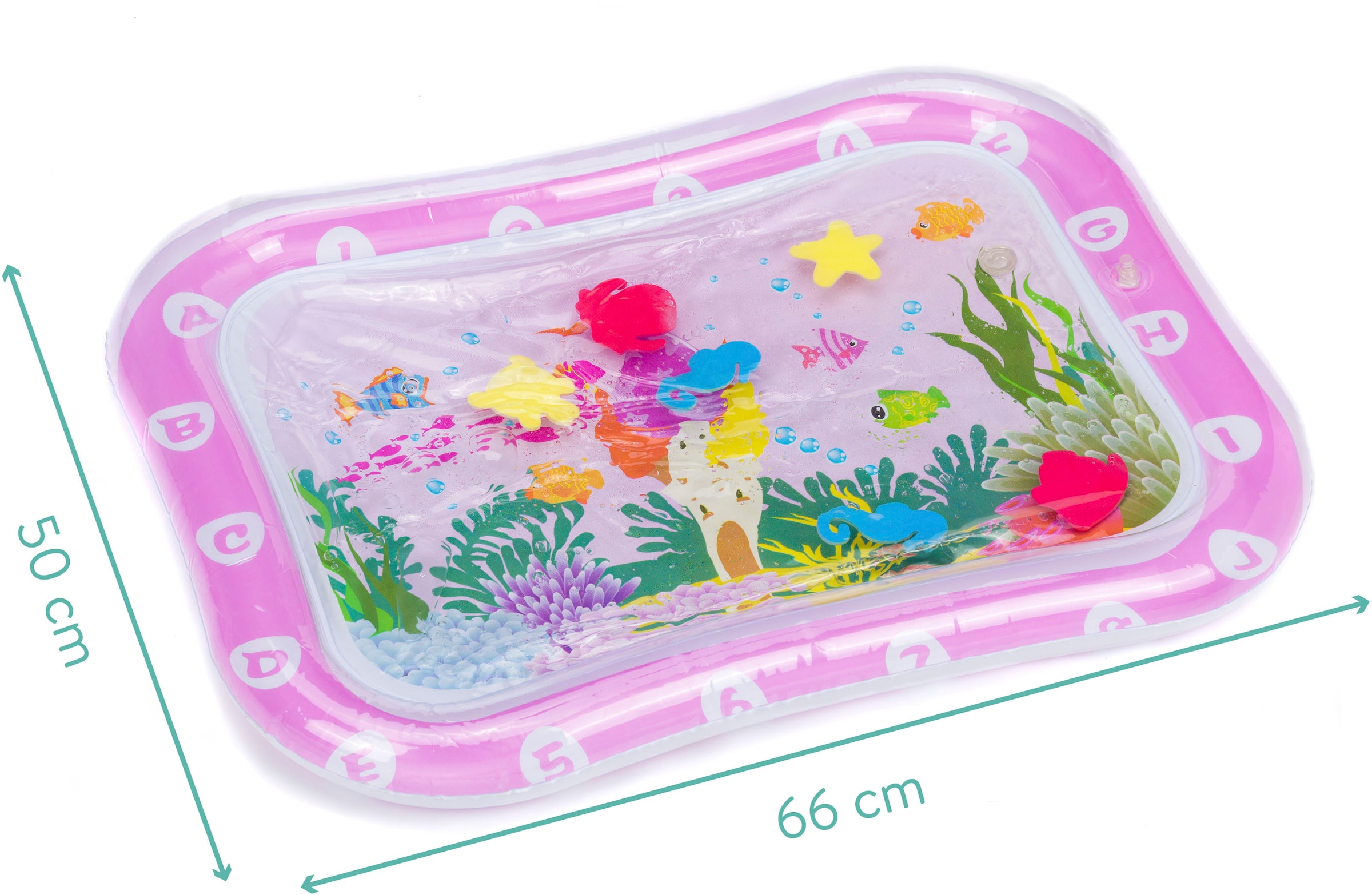 Fillikid Spielmatte »Wasser Ocean, befüllbar bei mit Wasser pink«, teilweise