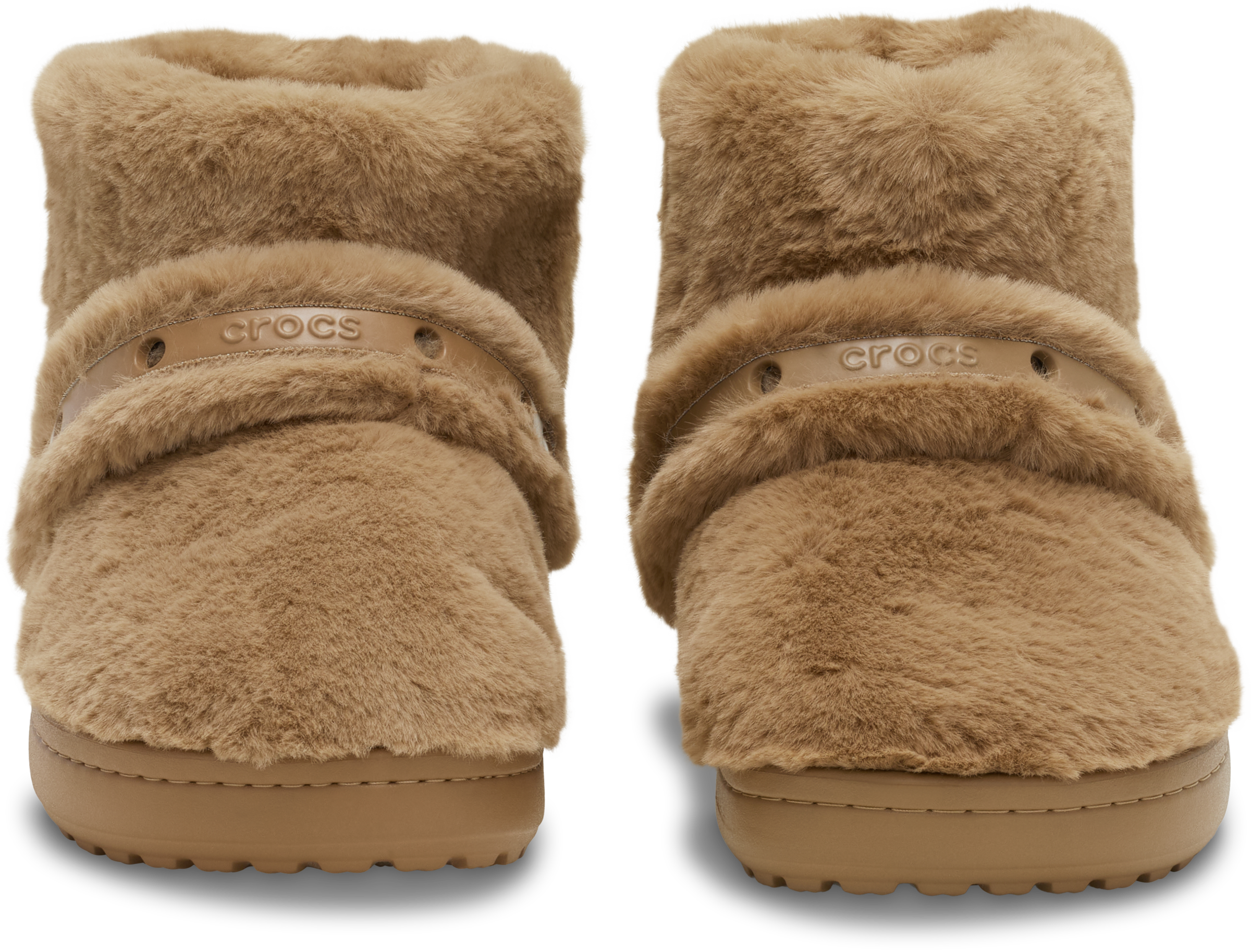 Crocs Winterboots »Unfurgettable Boot«  Schlupfboots, Hausschuh mit Klettriemchen, Warmfutter
