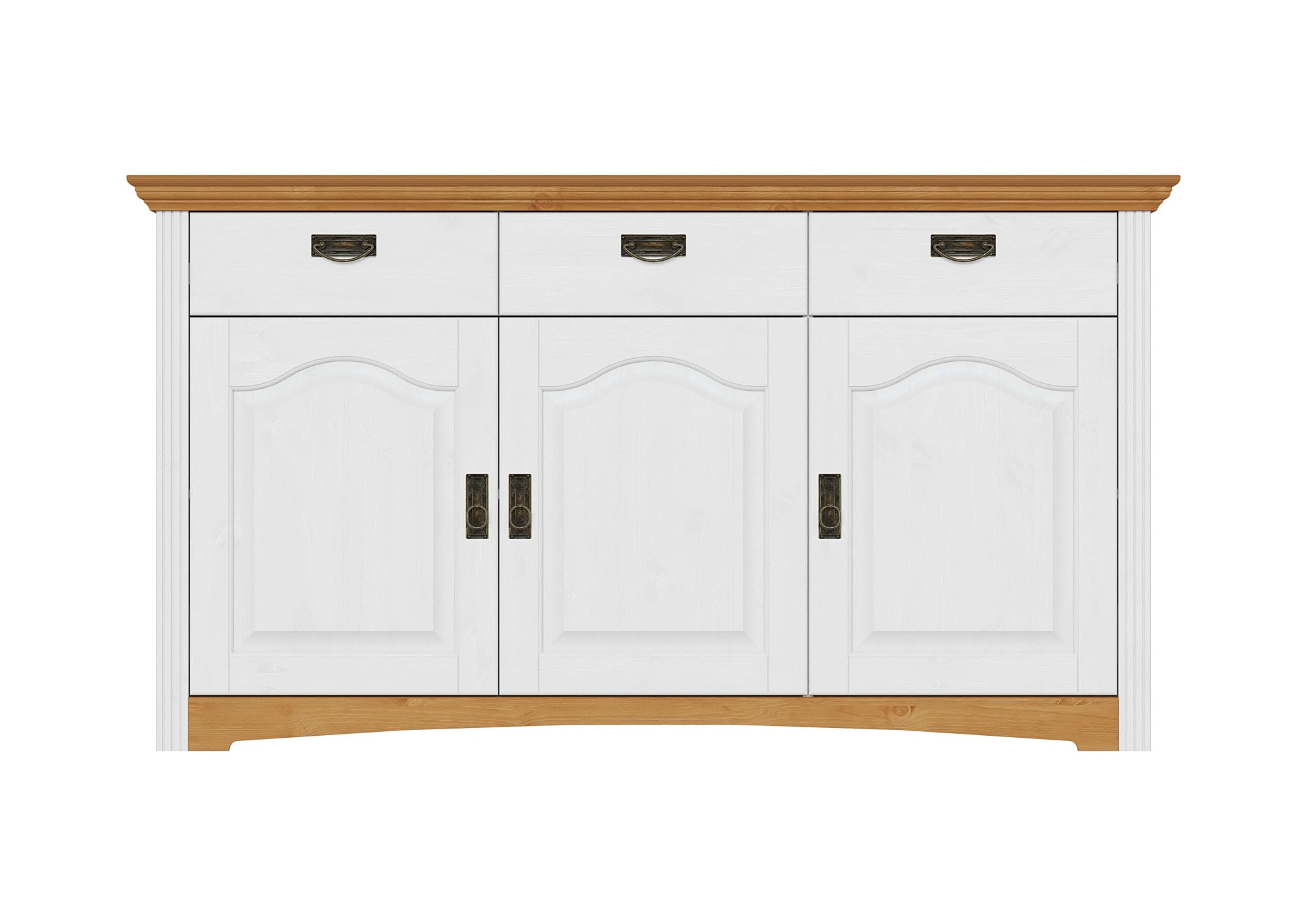 Home affaire Kommode »Konrad« aus massiver Kiefer, Breite 156 cm, mit Schubladen, FSC®