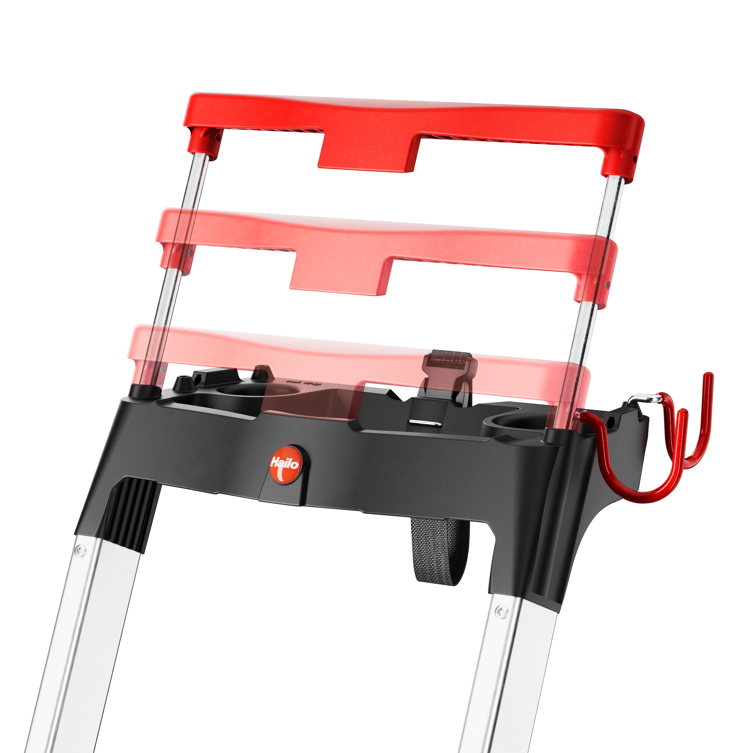 Hailo Stehleiter »L100 TopLine« Alu-Sicherheits-Stehleiter  7 Stufen