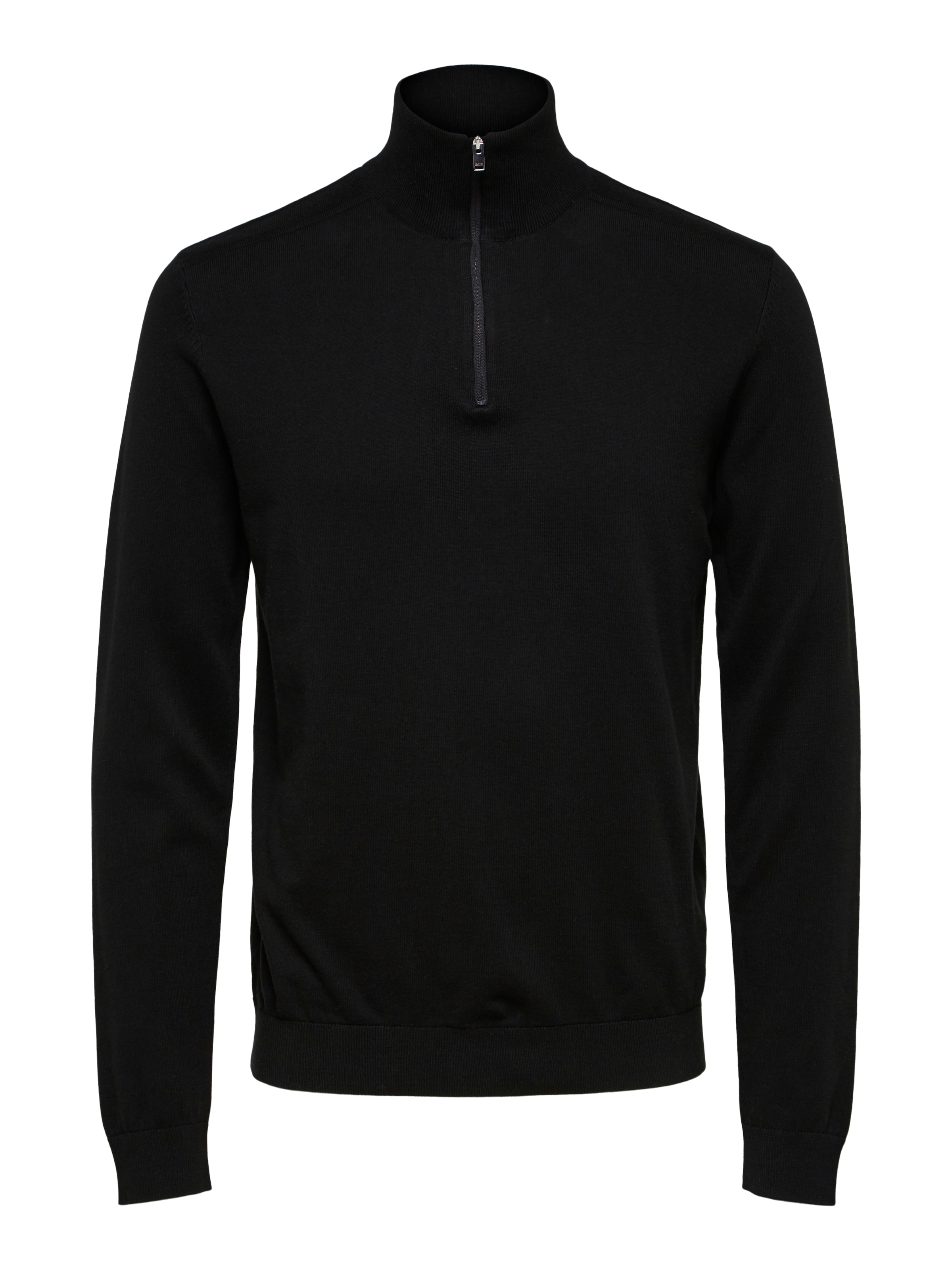 SELECTED Troyer »SLHBERG HALF ZIP CARDIGAN NOOS« Baumwolle, regular fit
