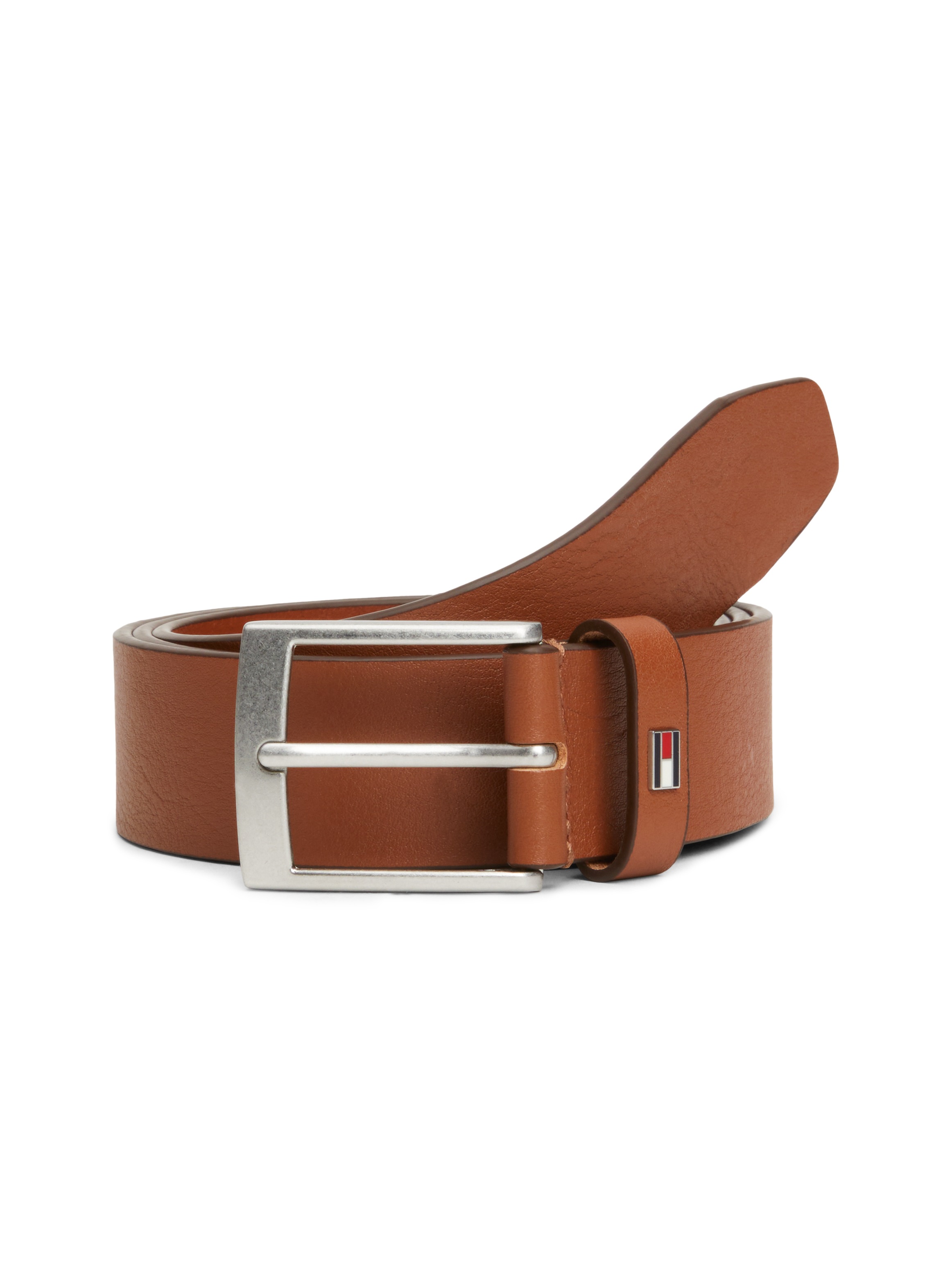 Tommy Hilfiger Ledergürtel »Adan New Leather 3,5cm«, mit Logoprägung