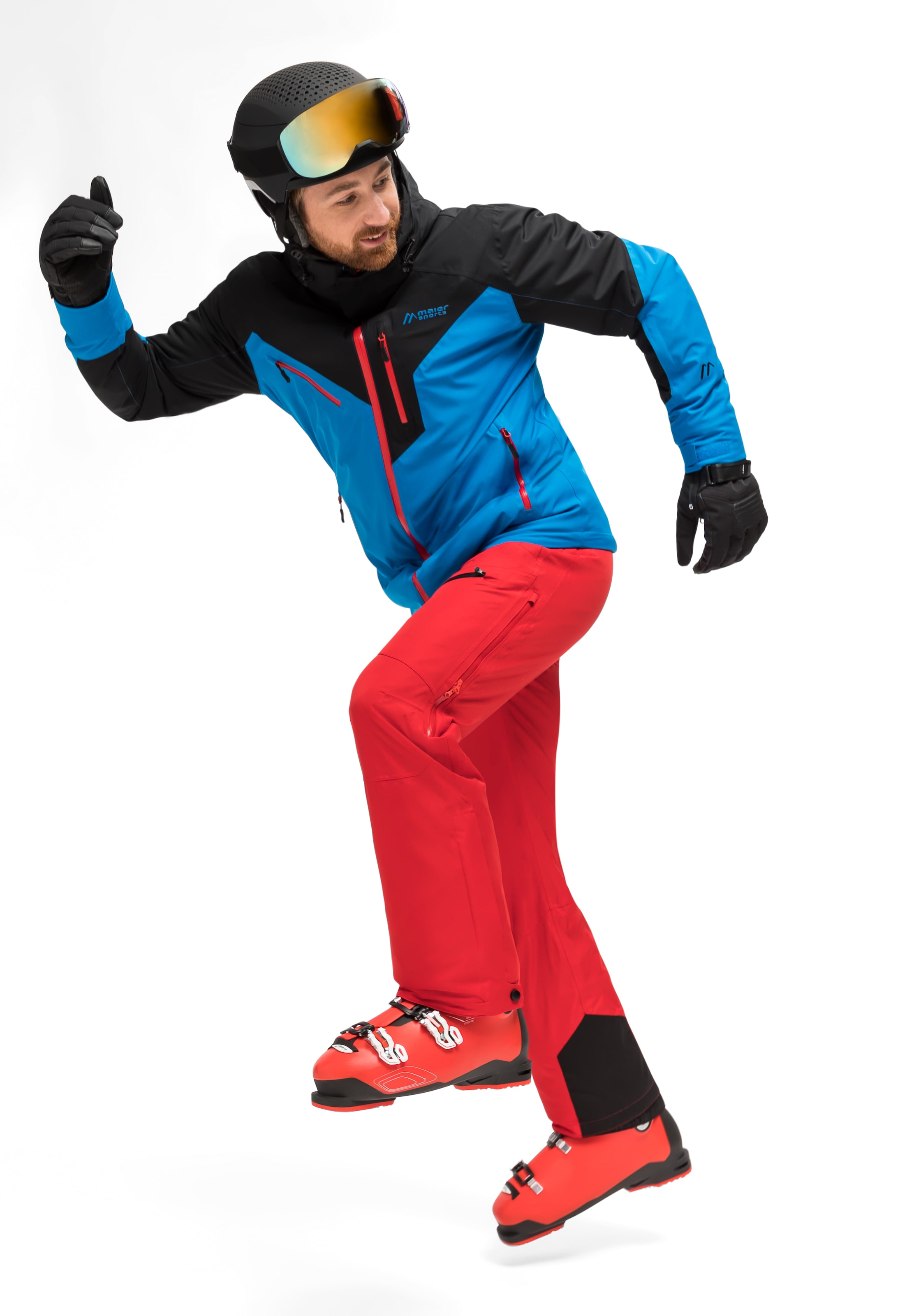 Maier Sports Skijacke »Pajares«, Herren Winterjacke, wind- und wasserdicht, 4 RV-Taschen, Regular Fit