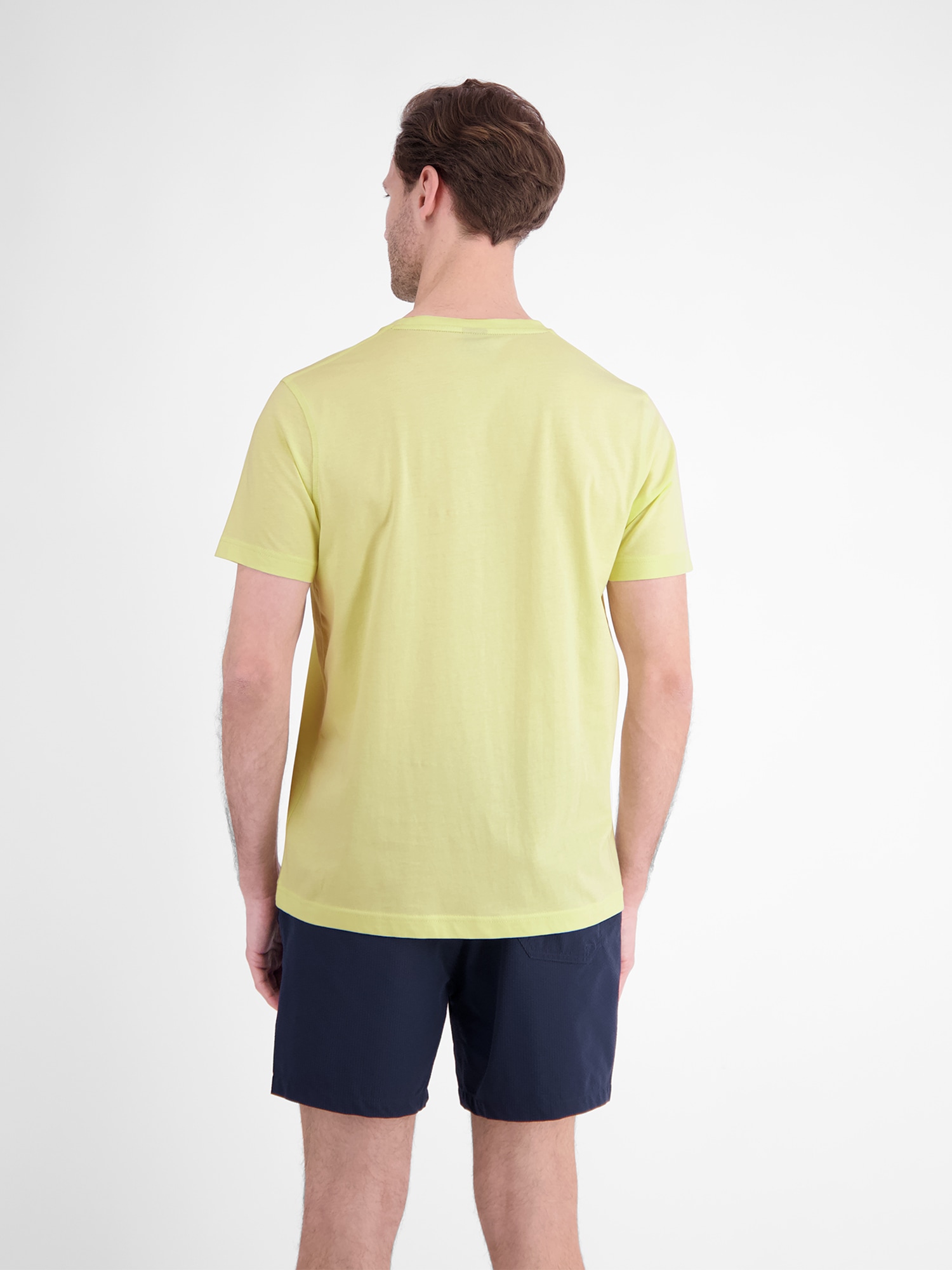 LERROS T-Shirt »Klassisches T-Shirt aus reiner Baumwolle mit Rundkragen«