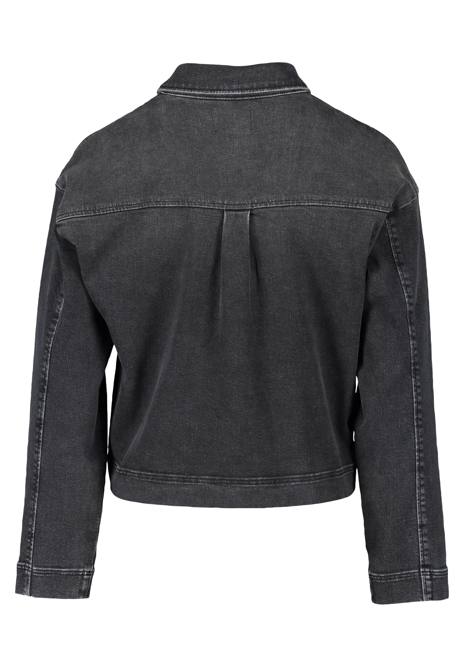 Betty&Co Jeansblazer »Jeansjacke mit aufgesetzten Taschen«