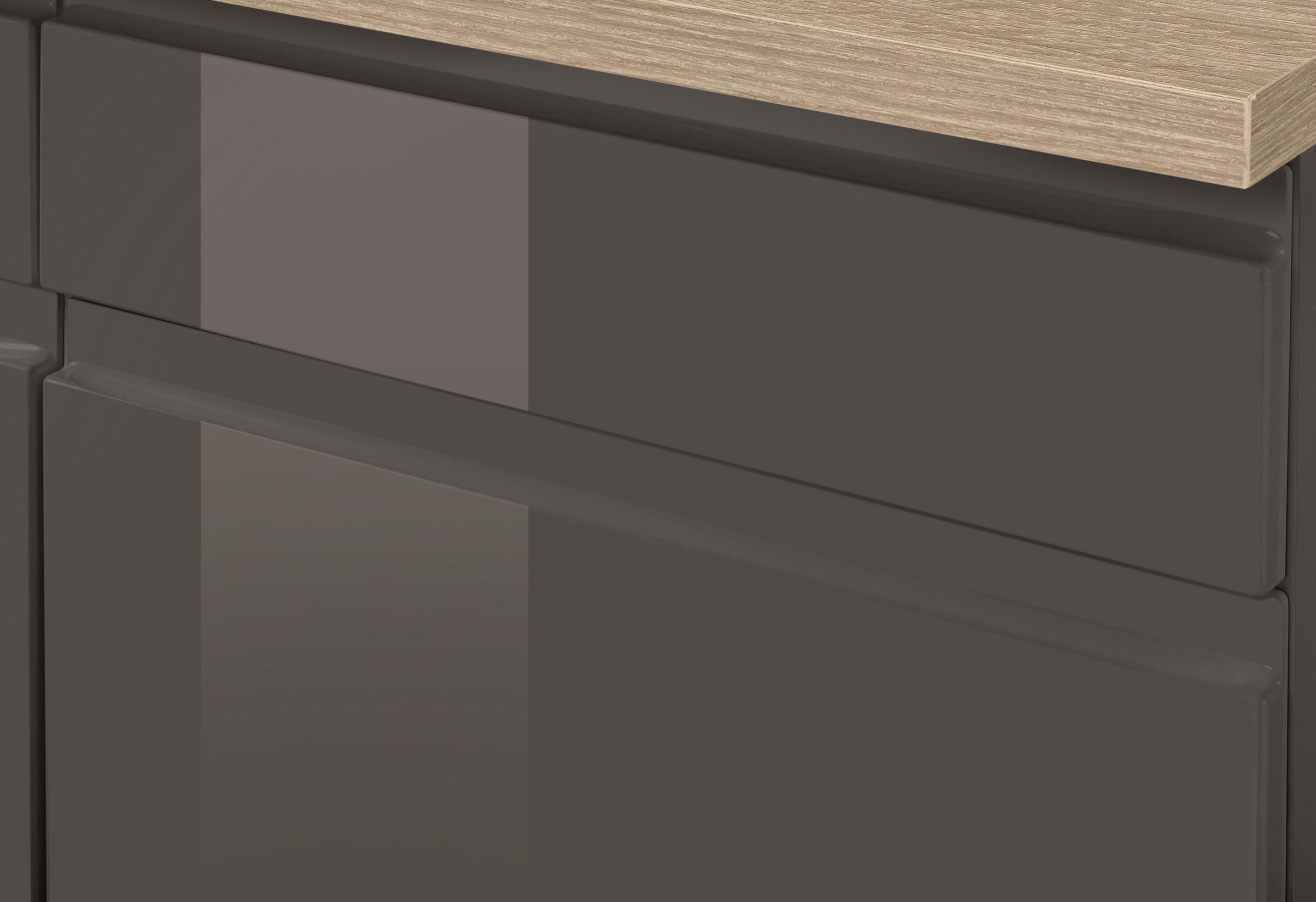 KOCHSTATION Küchenzeile »KS-Virginia«, Breite 390 cm, mit Glaskeramik-oder Induktionskochfeld