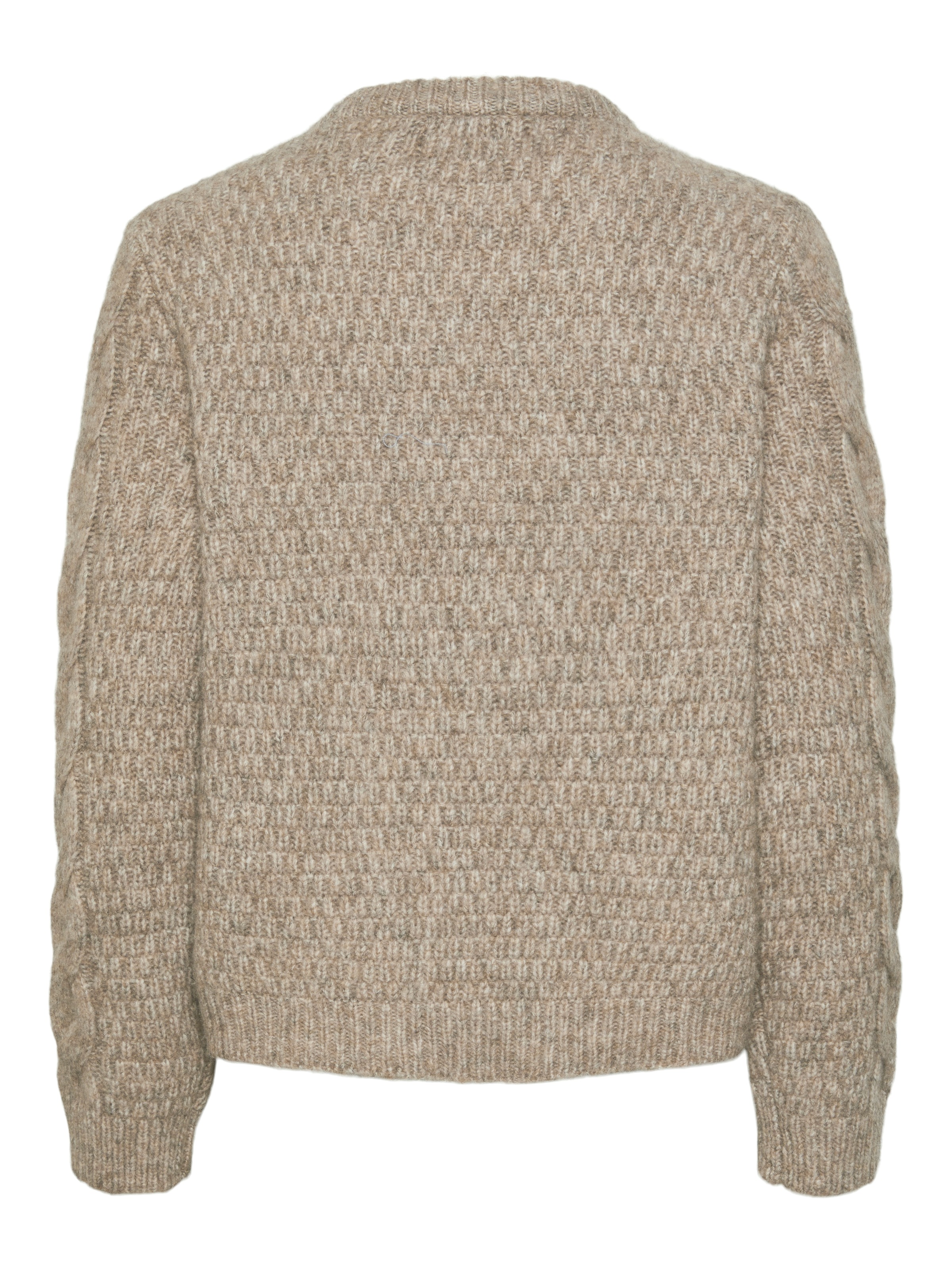 pieces Strickpullover »PCNINA LS O-NECK KNIT NOOS BC«