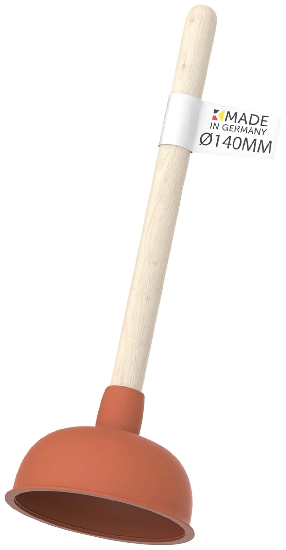 Pümpel, Abflussreiniger mit Holzgriff, Ø 140 mm Saugglocke