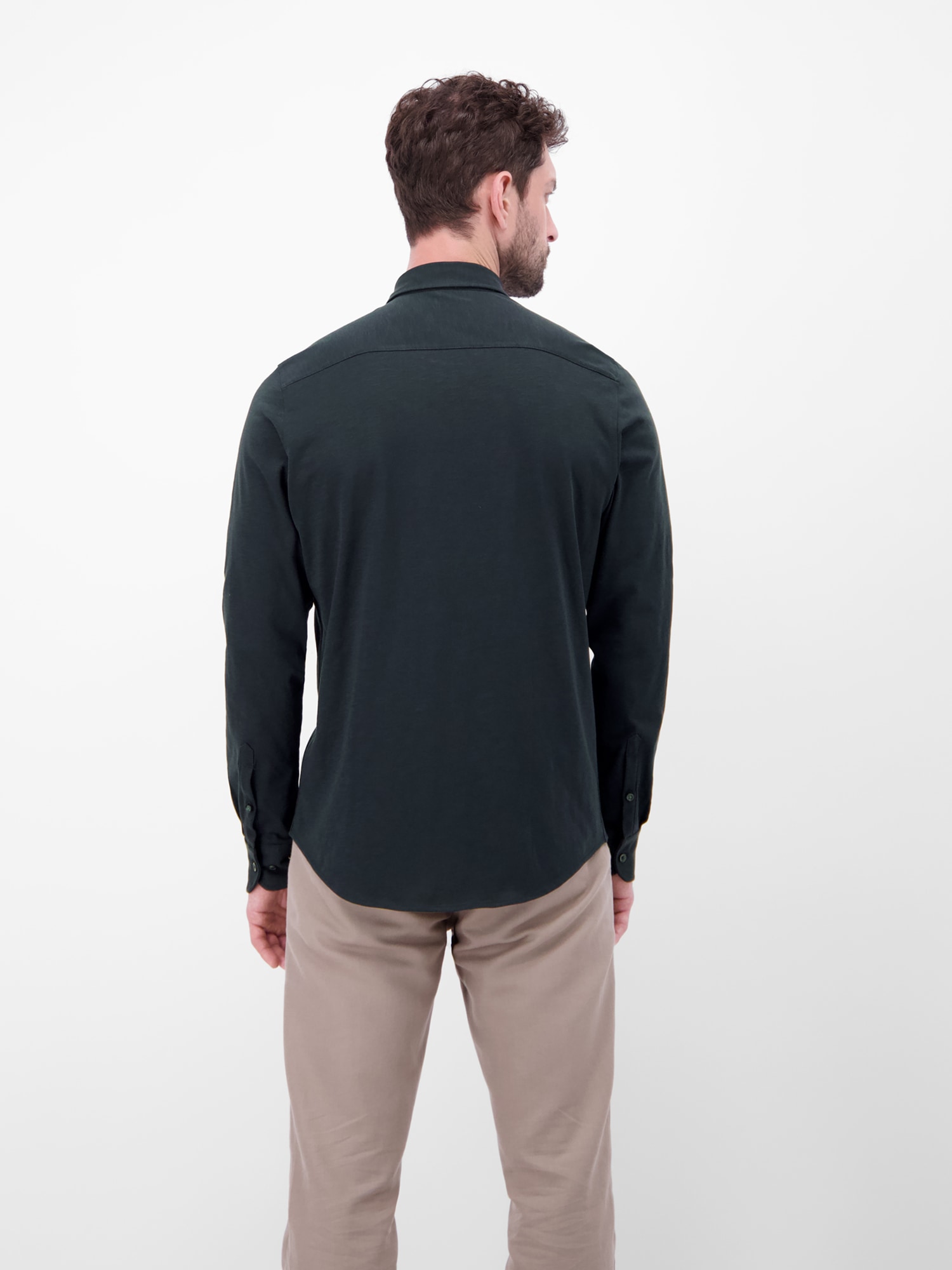 LERROS Langarmhemd »Langarmhemd in Jerseyqualität«