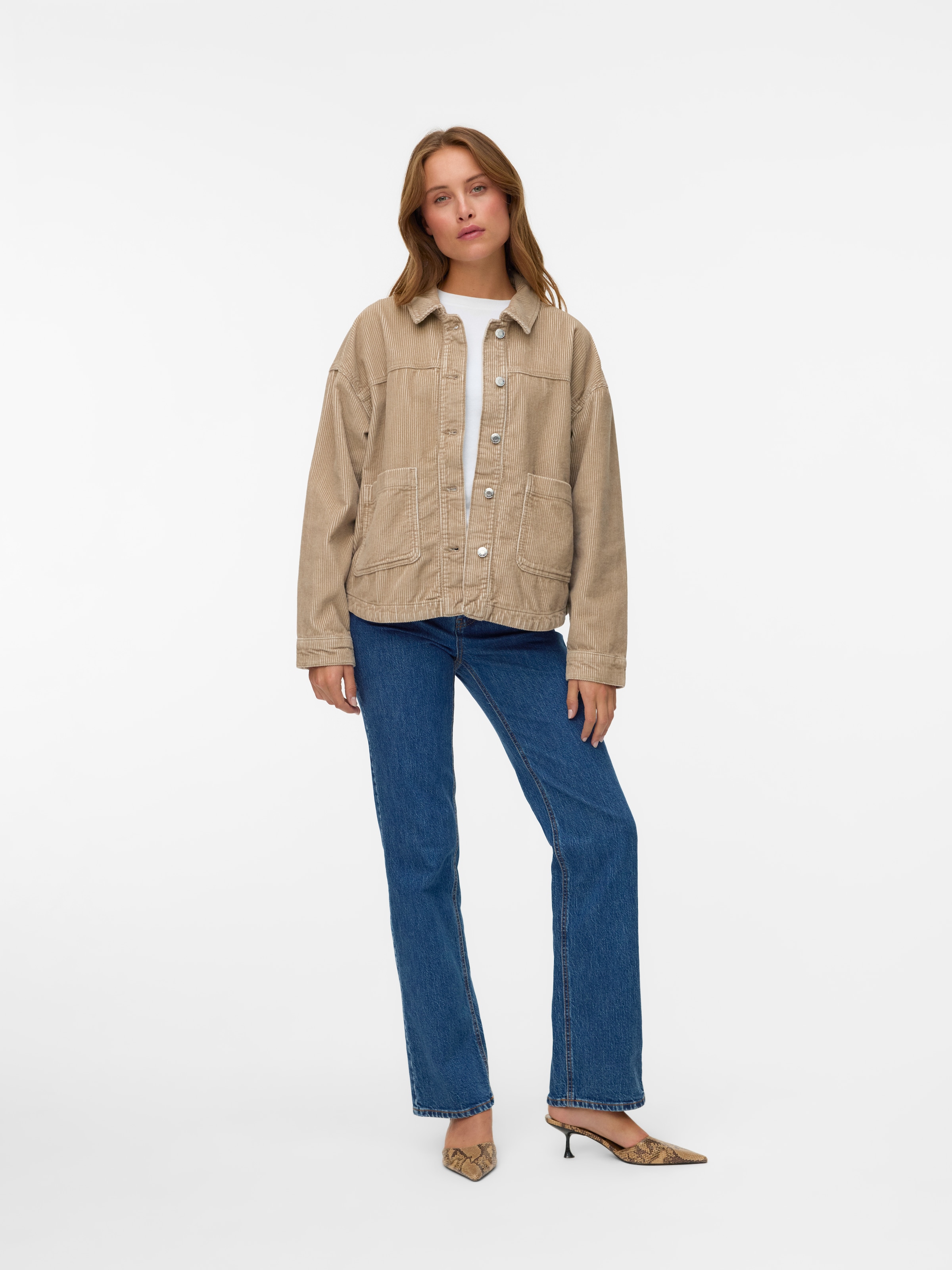 Vero Moda Cordjacke »VMJAMIE LS CORDUROY SHACKET MIX NOOS«