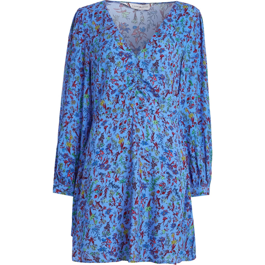 Tommy Hilfiger Shirtkleid »VIS FLORAL SHORT DRESS LS« in farbenfrohem Floral-Print