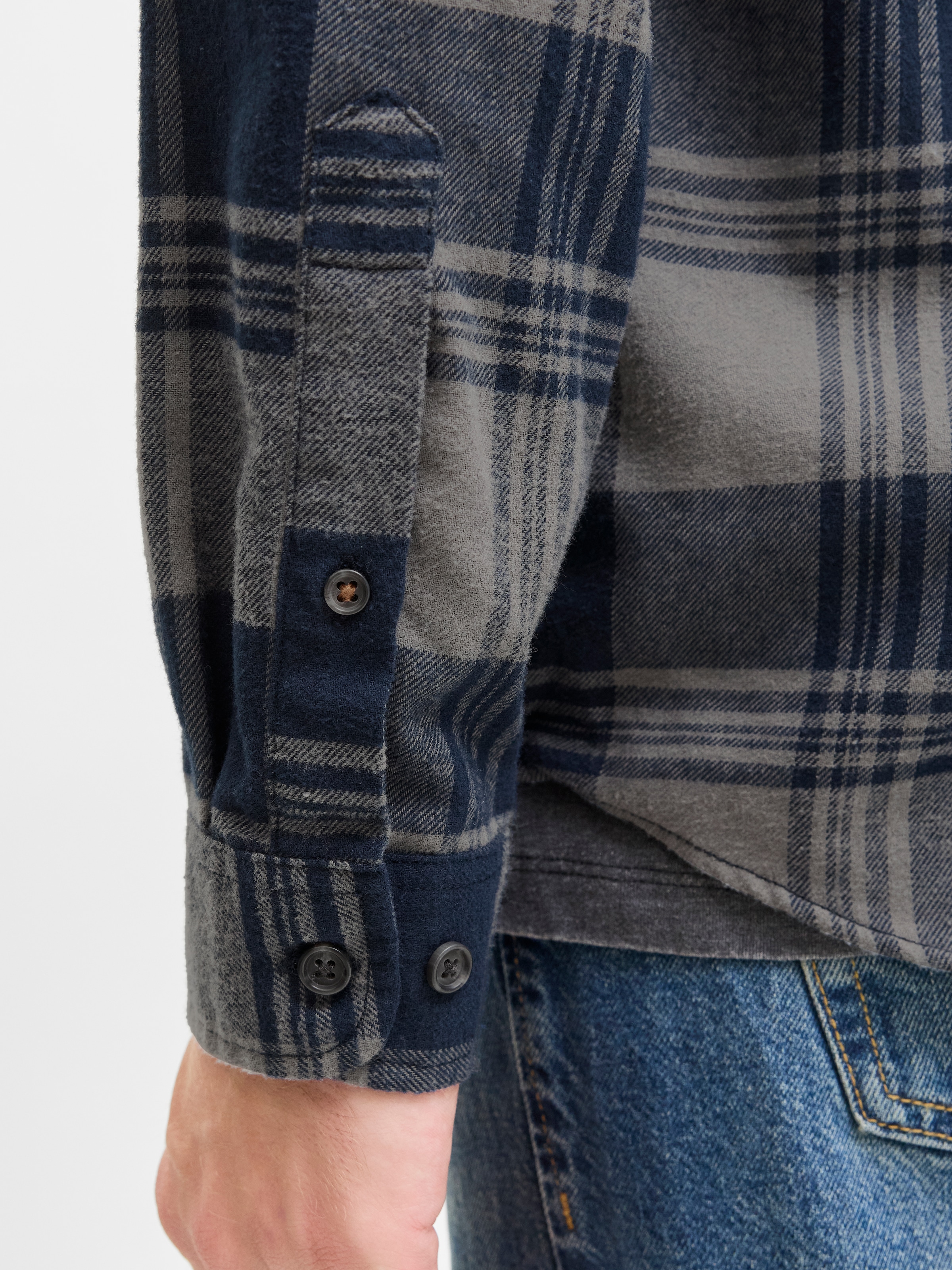 Jack & Jones Langarmhemd »JJJAMES BUFFALO SHIRT LS«