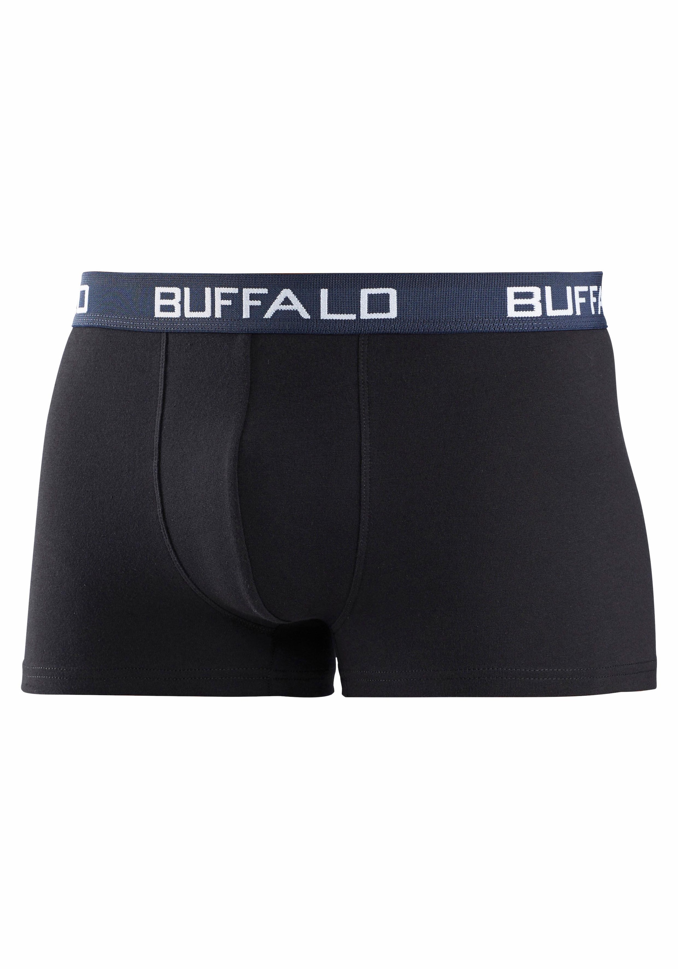 Buffalo Boxer »Boxershorts für Jungen« Packung, 3 Stk. tlg., mit kontrastfarbenem Bündchen