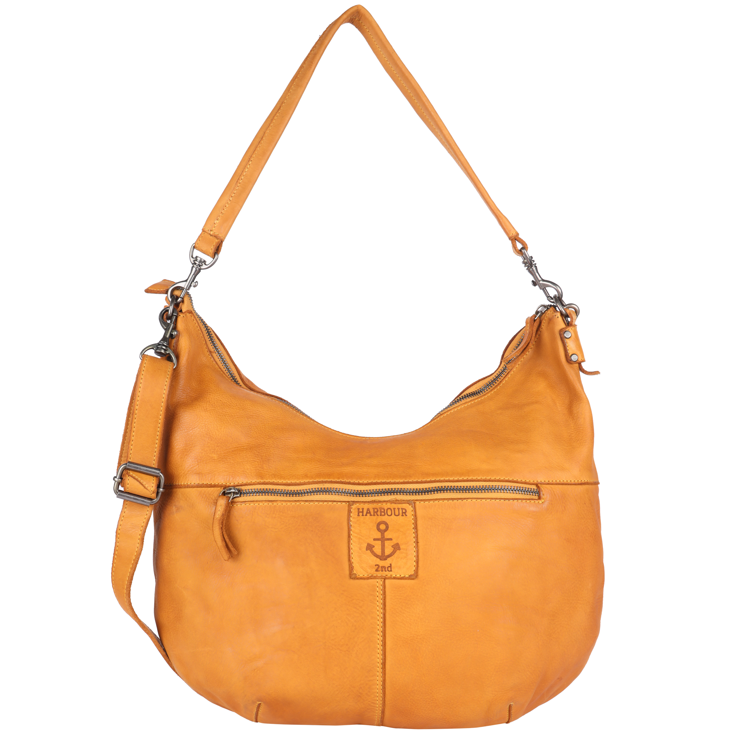 HARBOUR 2nd Hobo »Amar« Umhängetasche, Damen Schultertasche, Tragetasche mit RV-Vordertasche