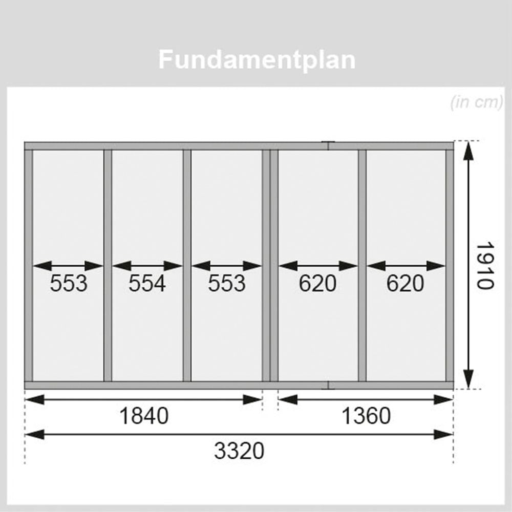 Karibu Saunahaus »»Simon 1« mit klassischer Tür, naturbelassen« Set, 