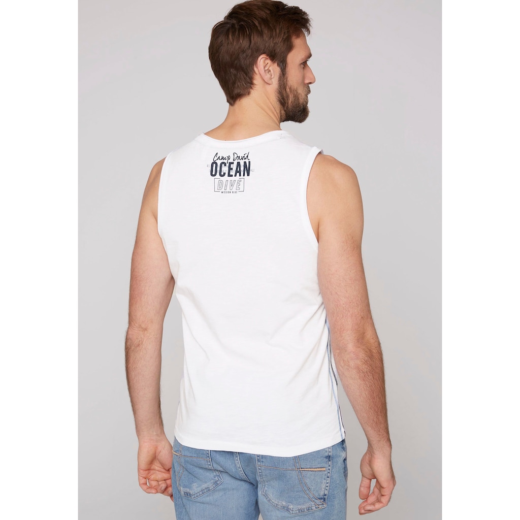 CAMP DAVID Tanktop, mit Logodruck