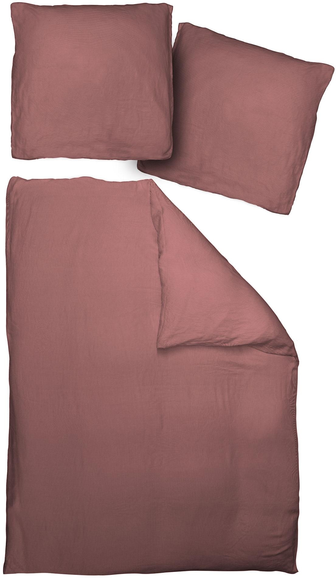 Adam Bettwäsche »Uni Collection light« 2 Stk. tlg. aus 100 % Bio-Baumwolle, 2 teilig - Bettwäsche Set