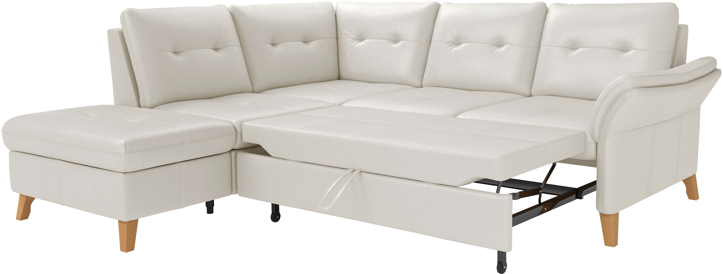 sit&more Ecksofa »Göteborg«, inkl. Sitztiefenverstellung, wahlweise mit Bettfunktion & Bettkasten