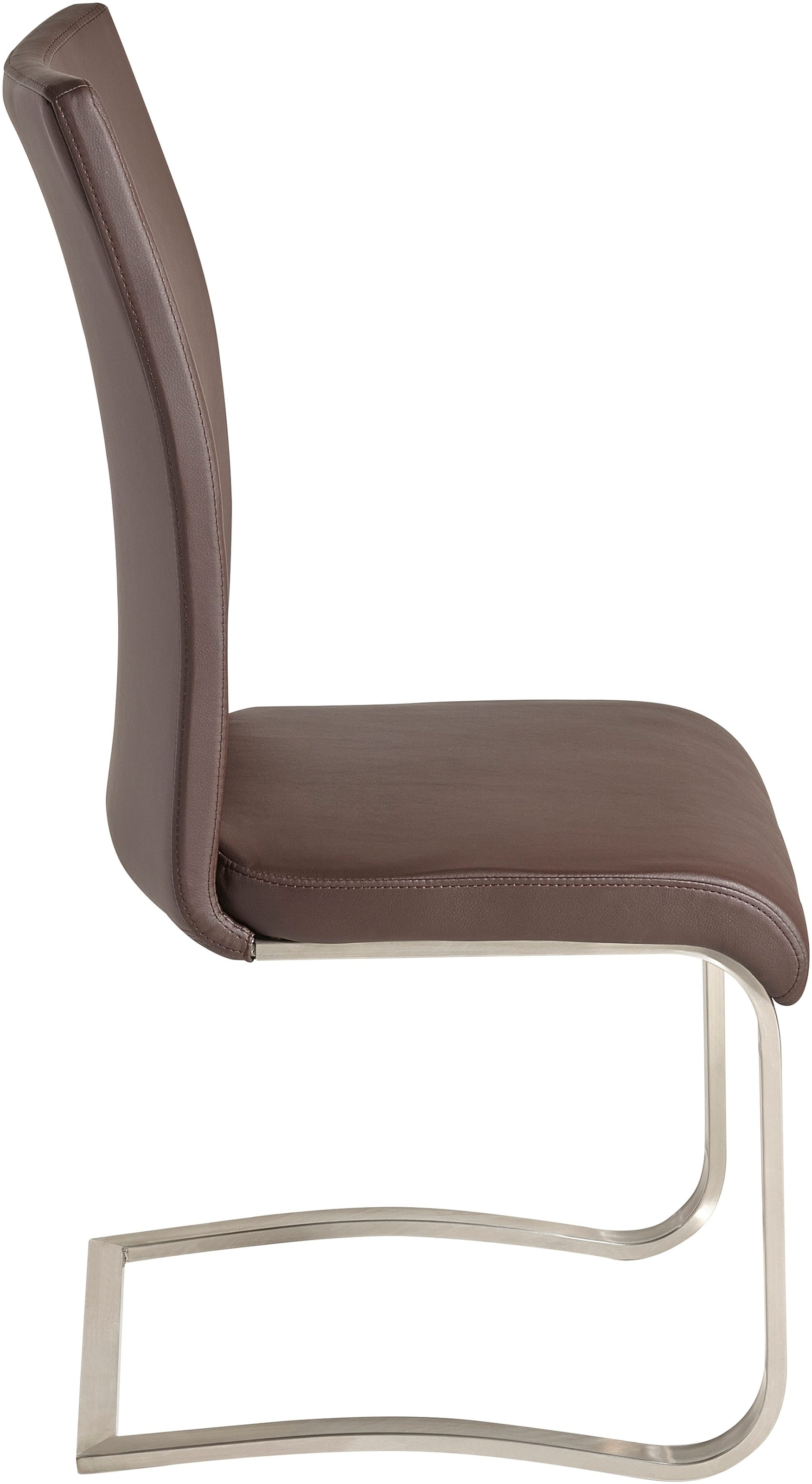 MCA furniture Freischwinger »Arco«, (Set), 130 auf Rechnung Leder, Kg bis mit 2 kaufen St., Stuhl Echtlederbezug, belastbar