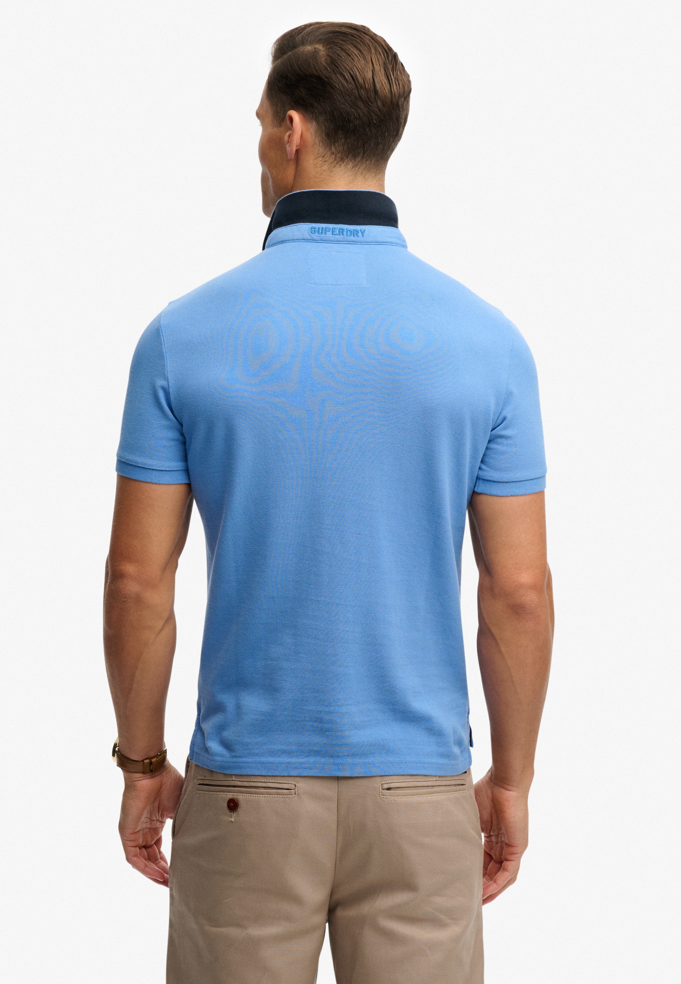 Superdry Poloshirt »PIQUE MONOGRAM POLO« Baumwolle, relaxed fit