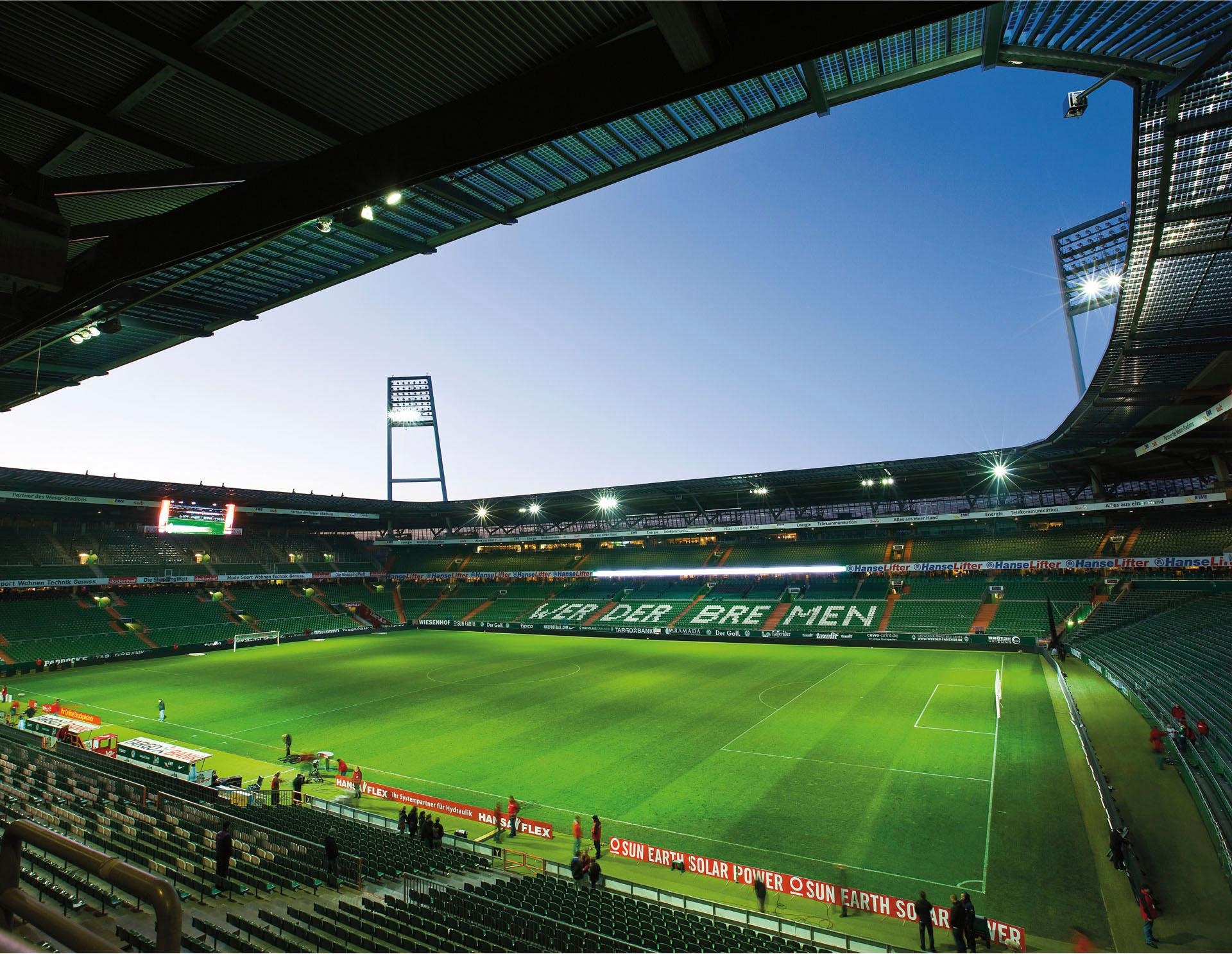Fototapete »Werder Bremen Weserstadion Innen«, Motiv, made in Berlin