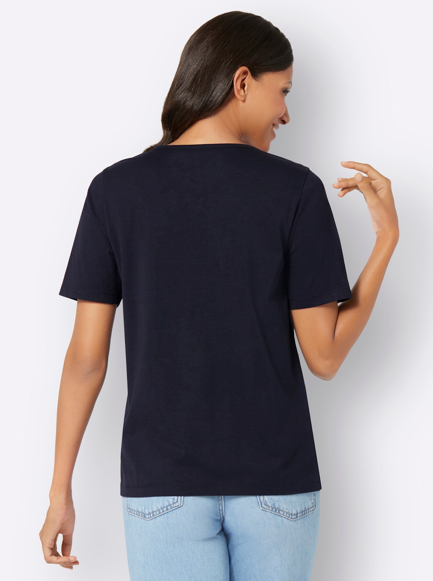 Classic Basics Kurzarmshirt »Rundhals-Shirt« 1 Stk.