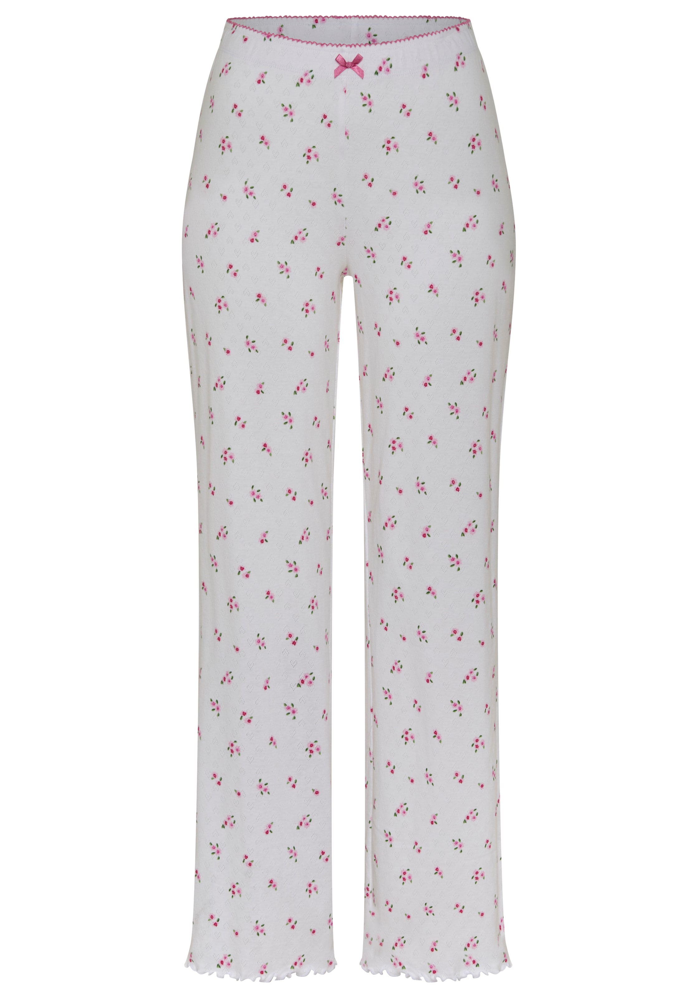 LSCN by LASCANA Pyjama 2 mit süßen Zierschleifen