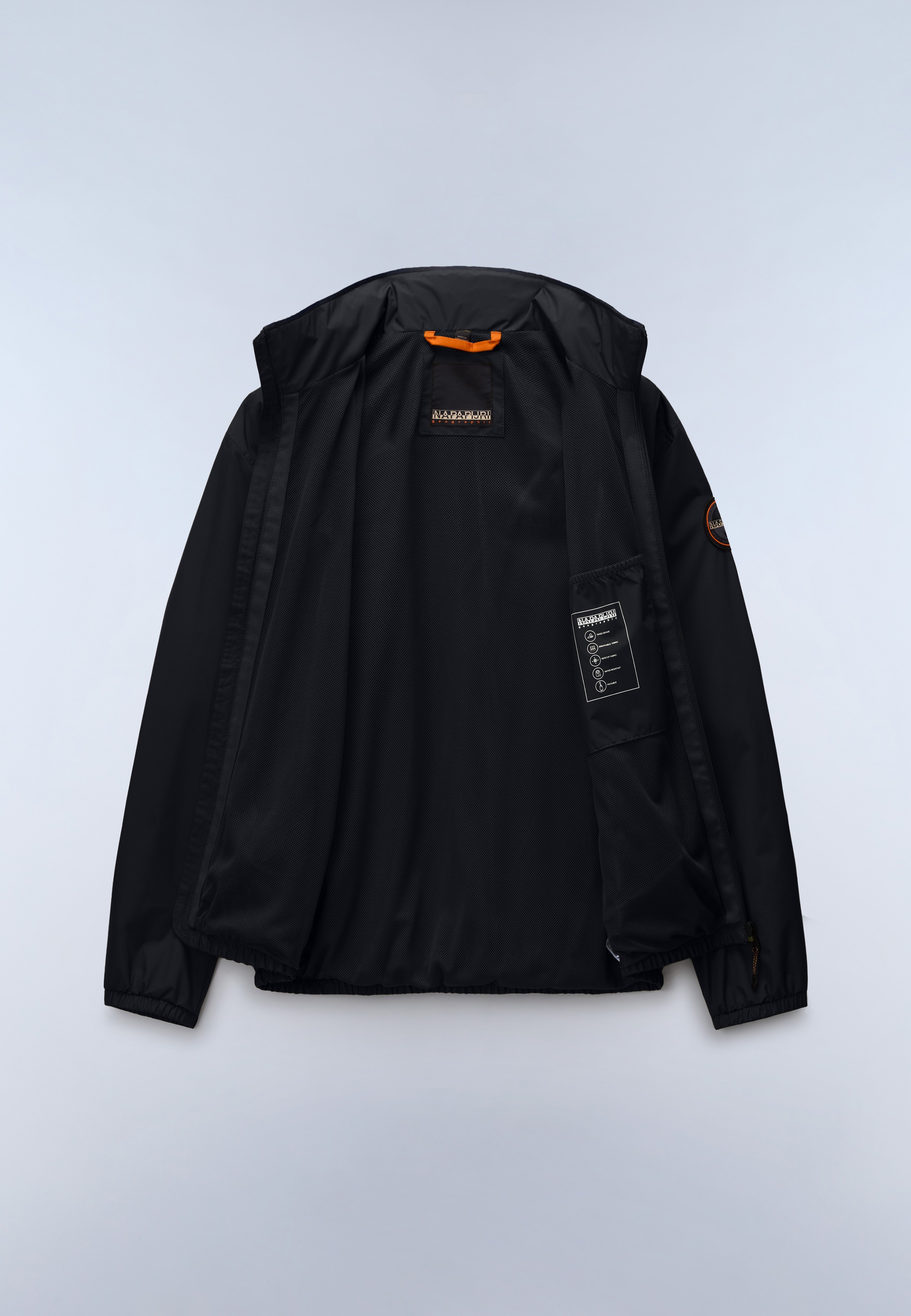 Napapijri Windbreaker sportlicher Stil, mit Reißverschluss, für Sport und Freizeit